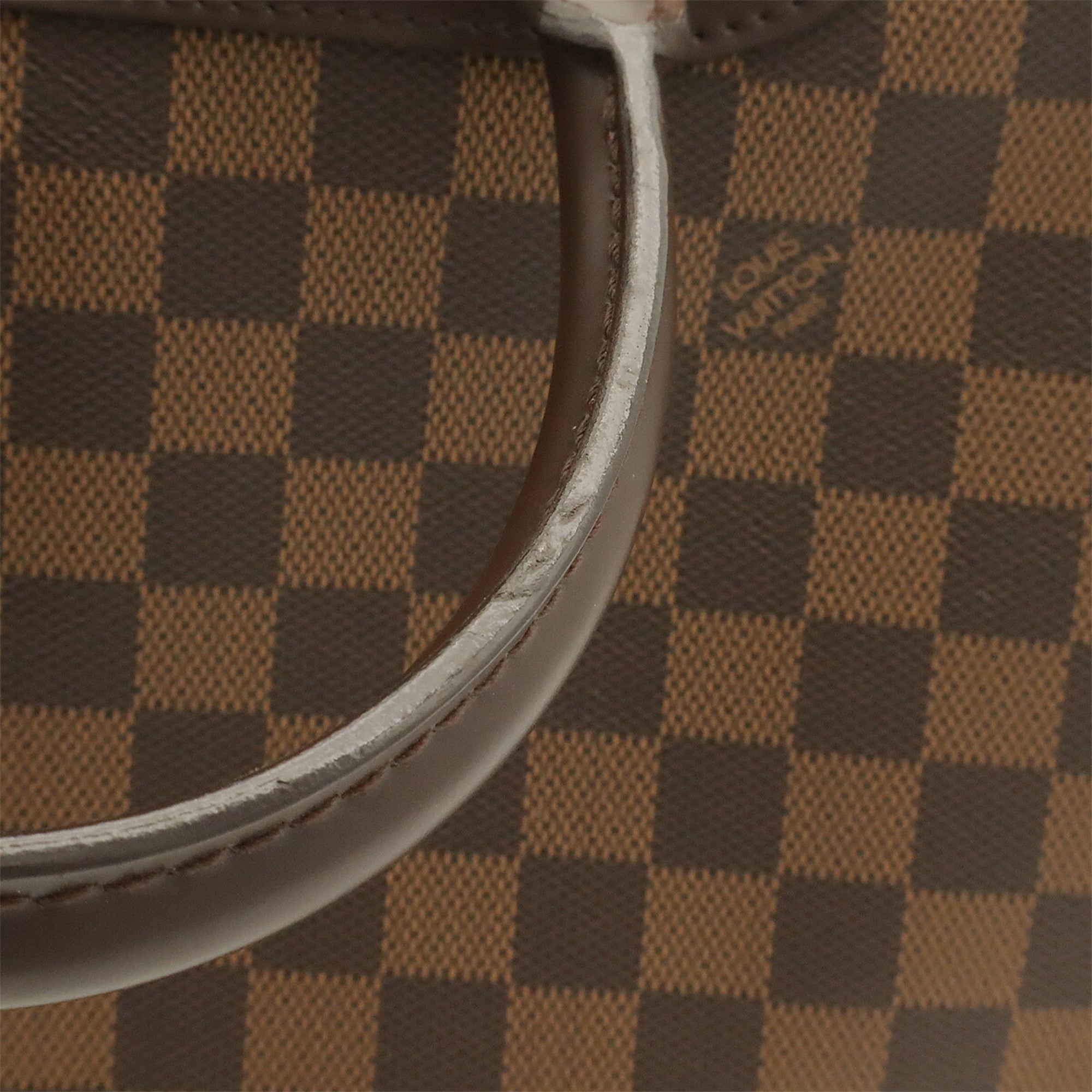 Louis Vuitton Brown Damier Canvas Pvc Handbag (Pre-Owned)
