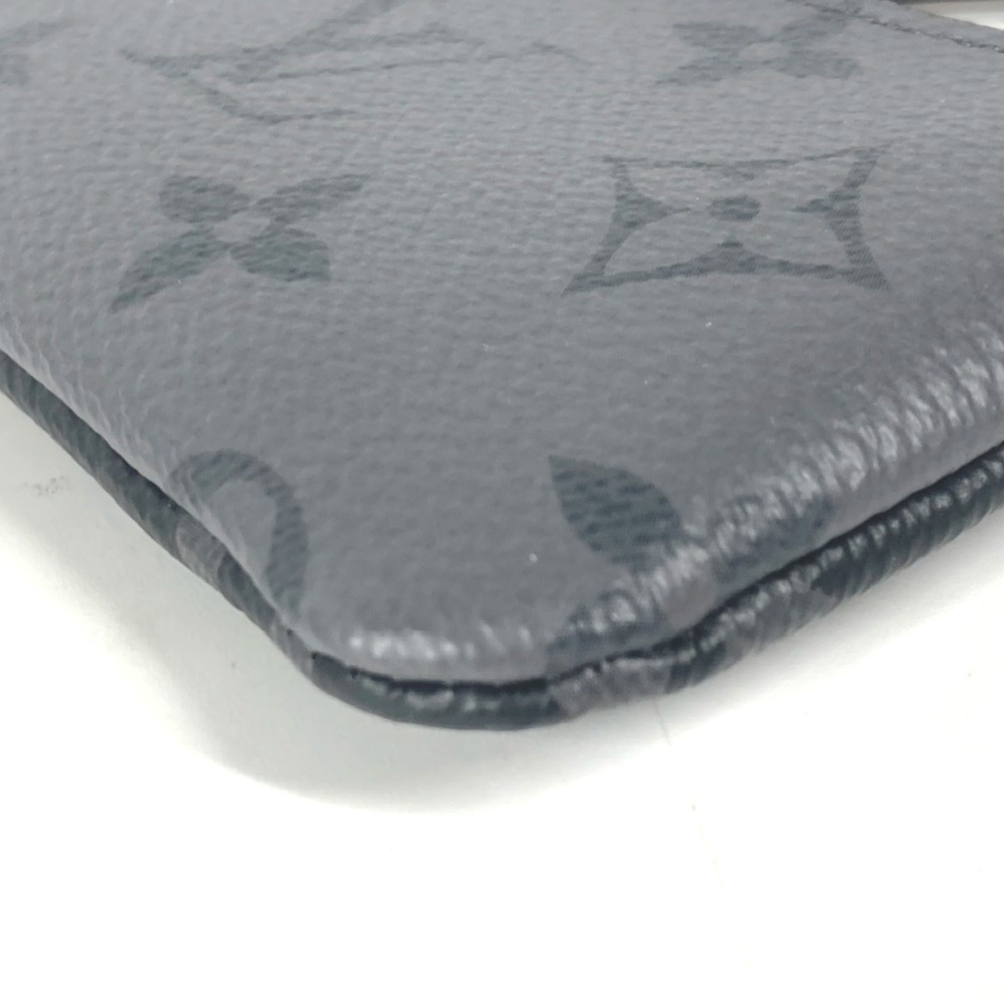 Louis Vuitton Black Monogram Eclipse Coin Purse/Coin Case (Pre-Owned)