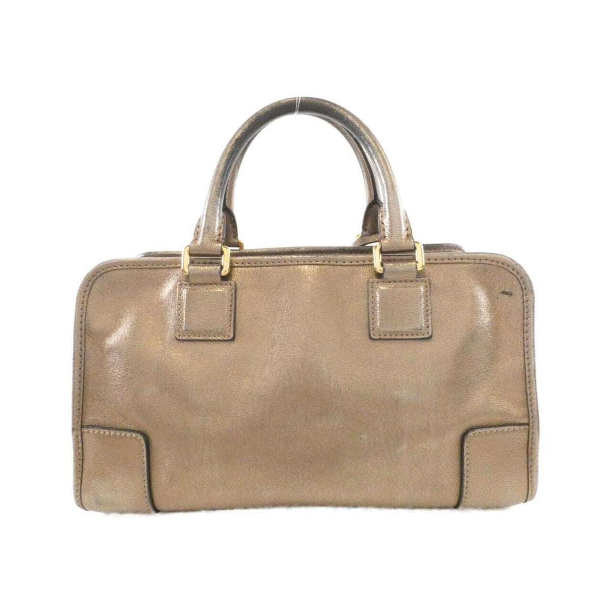 Loewe Bronze Leather Handbag (Pre-Owned)