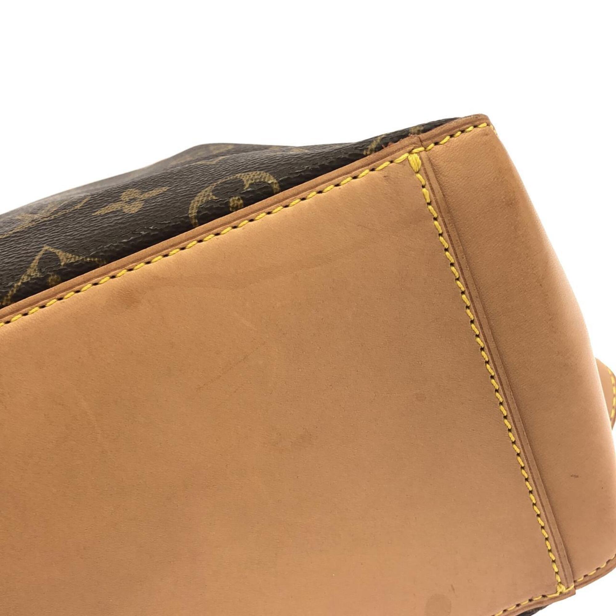 Louis Vuitton Marron Monogram Coated Canvas Handbag (Pre-Owned)