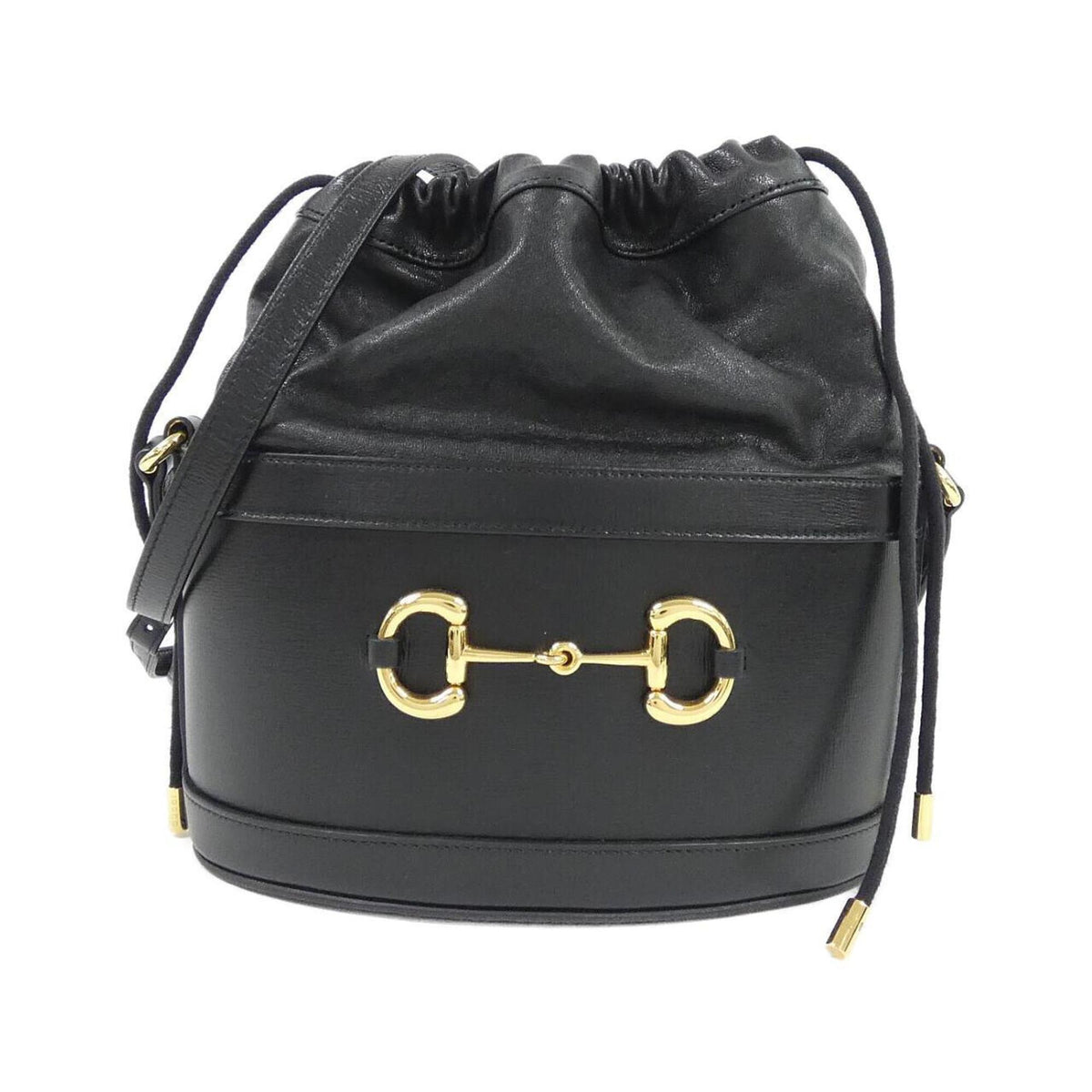 Gucci Black Leather Shoulder Bag (Pre-Owned)