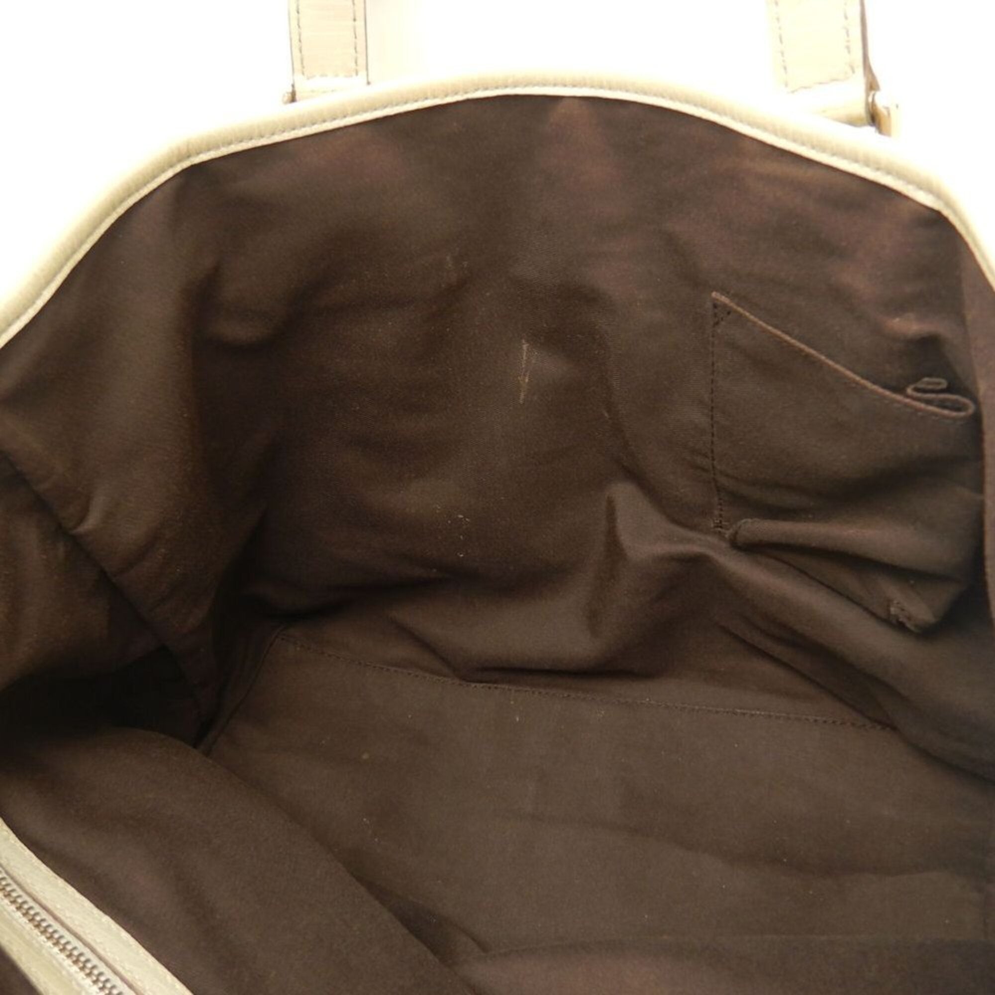 Gucci Beige Gg Canvas Tote Bag (Pre-Owned)