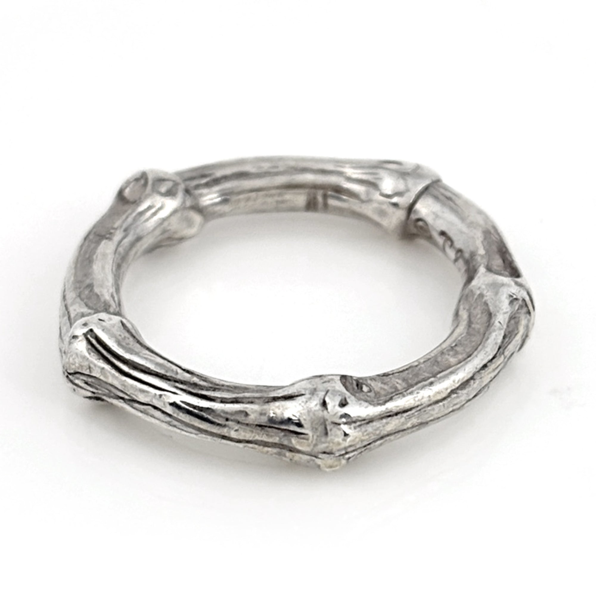 Tiffany Silver Silver 925 Band Ring (Pre-Owned)