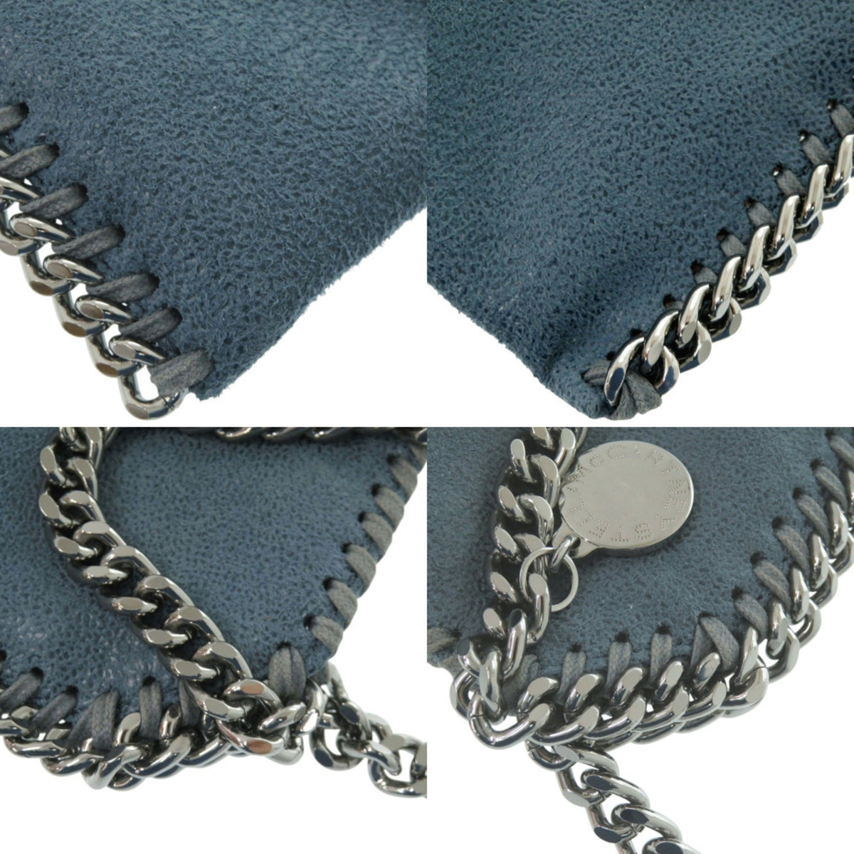 Stella Mccartney Blue Leather Shoulder Bag (Pre-Owned)