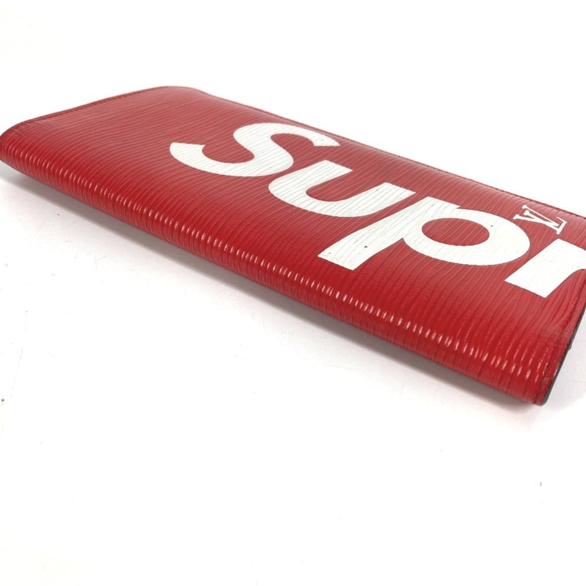 Louis Vuitton Epi Red Color Epi Leather Long Wallet (Bi-Fold) (Pre-Owned)
