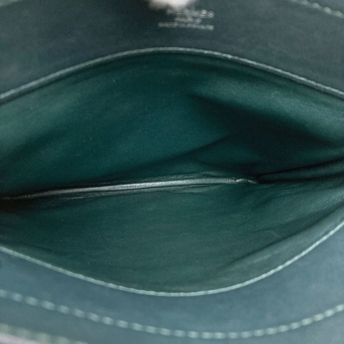 Hermes Green Swift Leather Shoulder Bag (Pre-Owned)