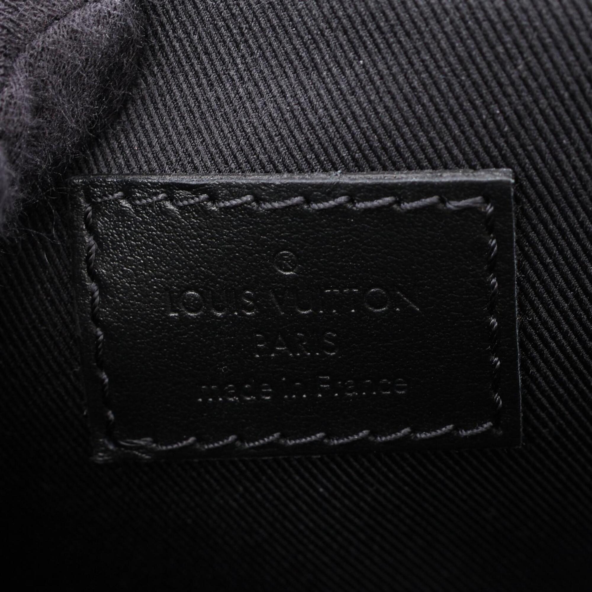 Louis Vuitton Black Coated Canvas Pvc Monogram Eclipse Leather Handbag Shoulder Bag (Pre-Owned)