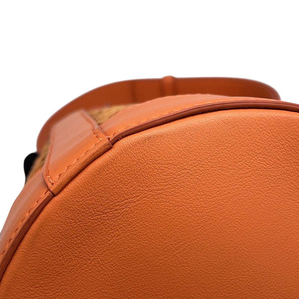 Bvlgari Orange Leather Wisteria Vine Shoulder Bag (Pre-Owned)