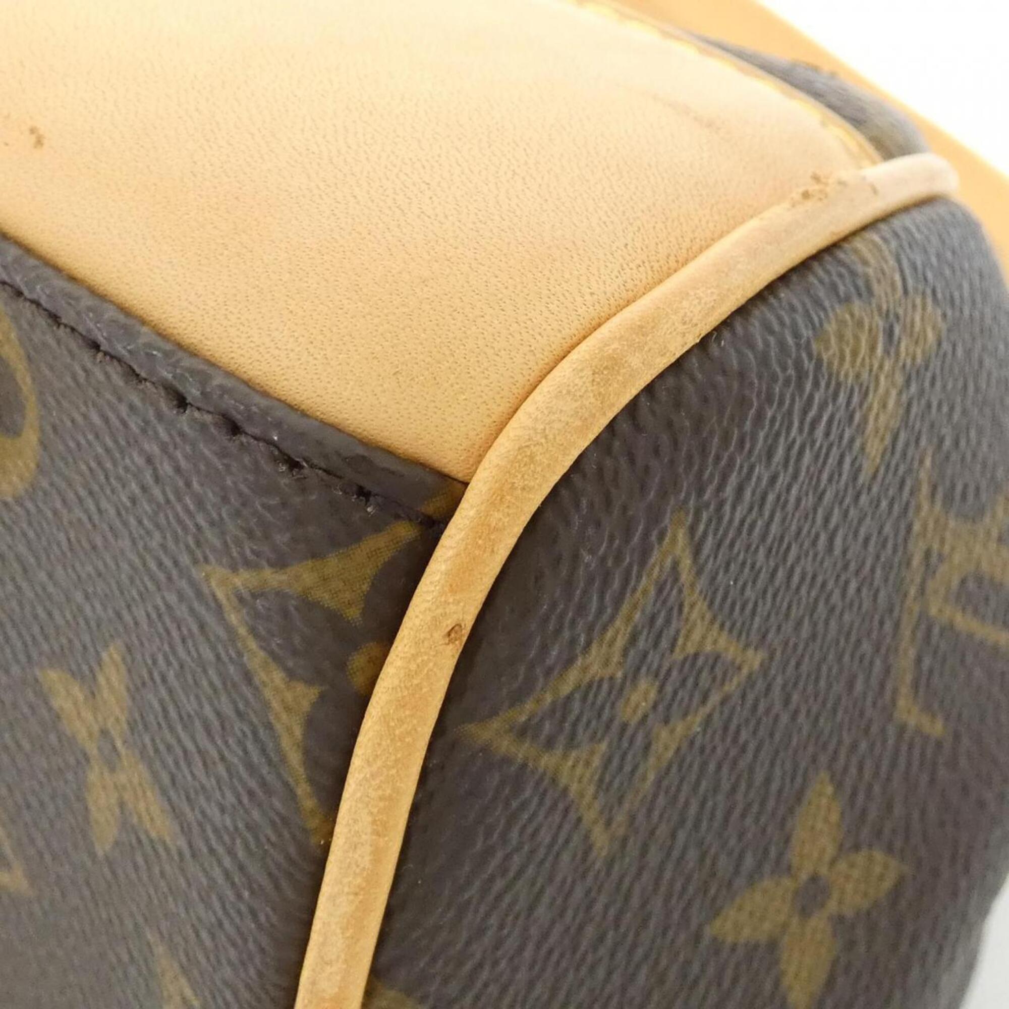 Louis Vuitton Monogram Marron Coated Canvas Shoulder Bag (Pre-Owned)