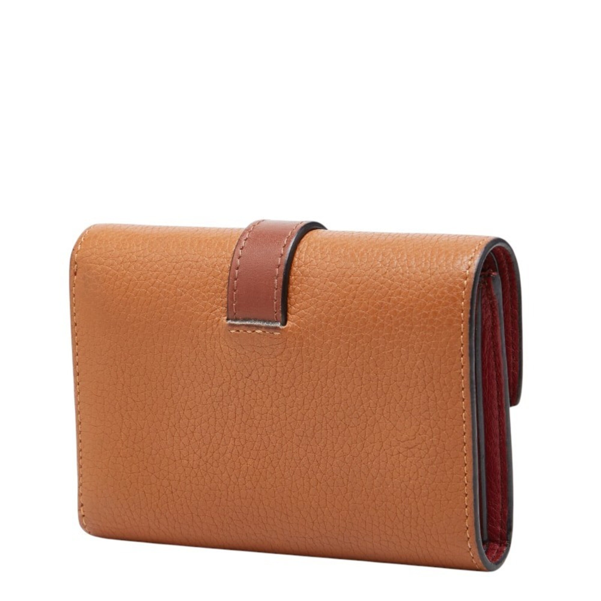 Loewe Brown Leather Wallet (Tri-Fold) (Pre-Owned)