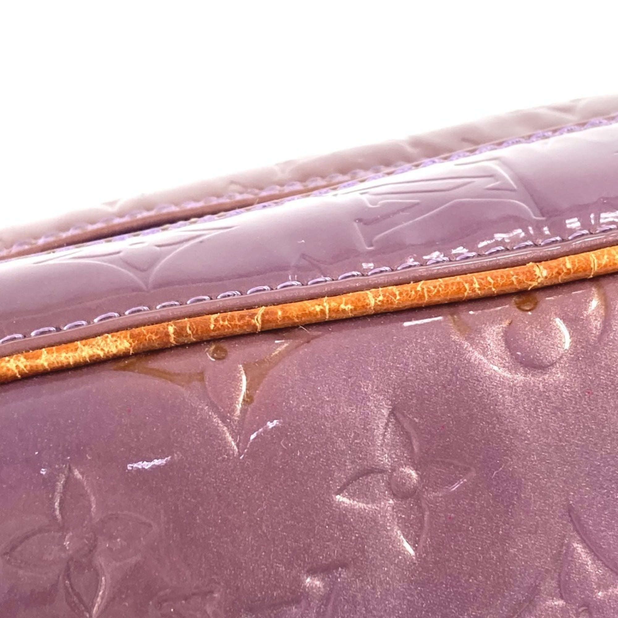 Louis Vuitton Monogram Vernis Purple Monogram Vernis Boston Bag Shoulder Bag (Pre-Owned)