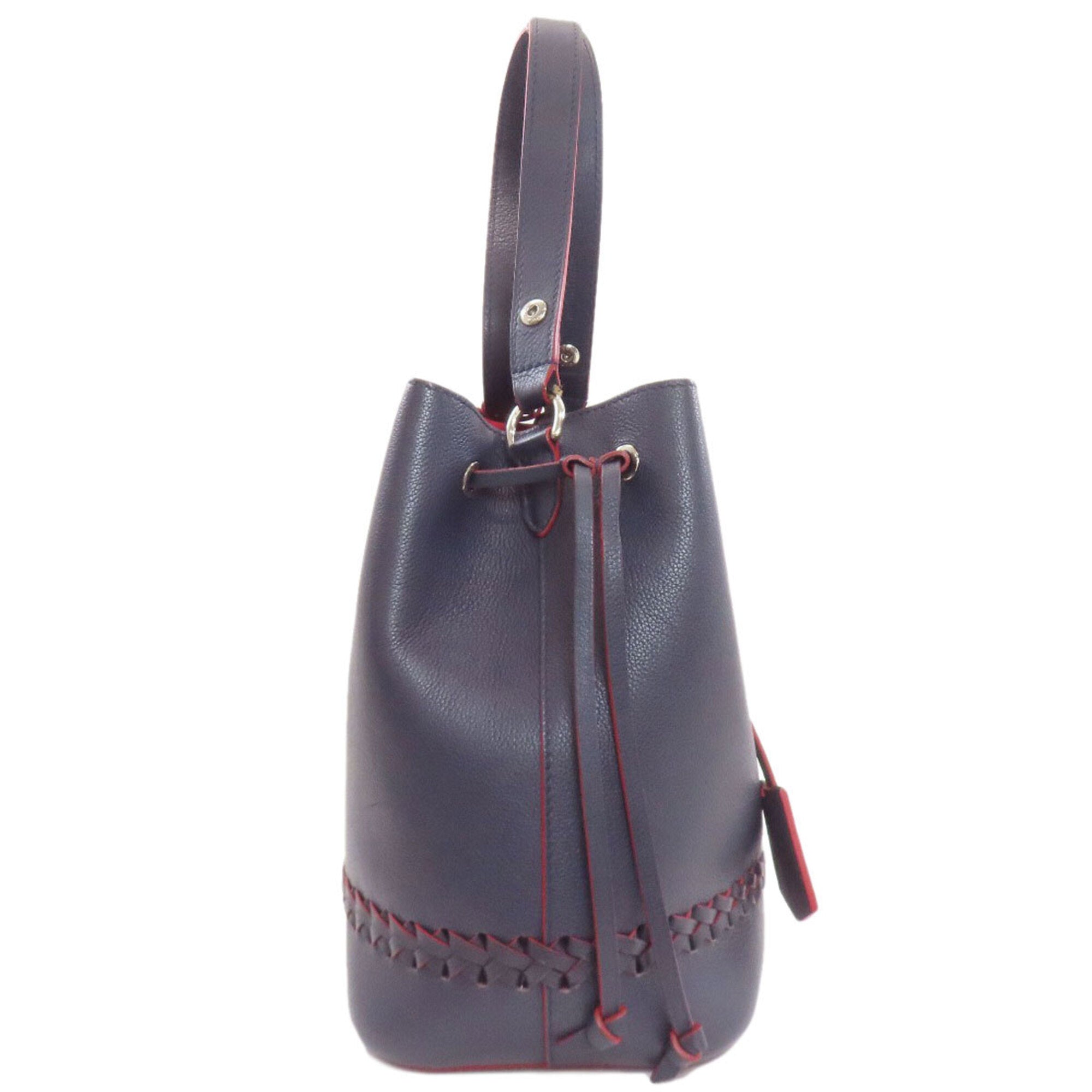 Louis Vuitton Navy Leather Shoulder Bag (Pre-Owned)