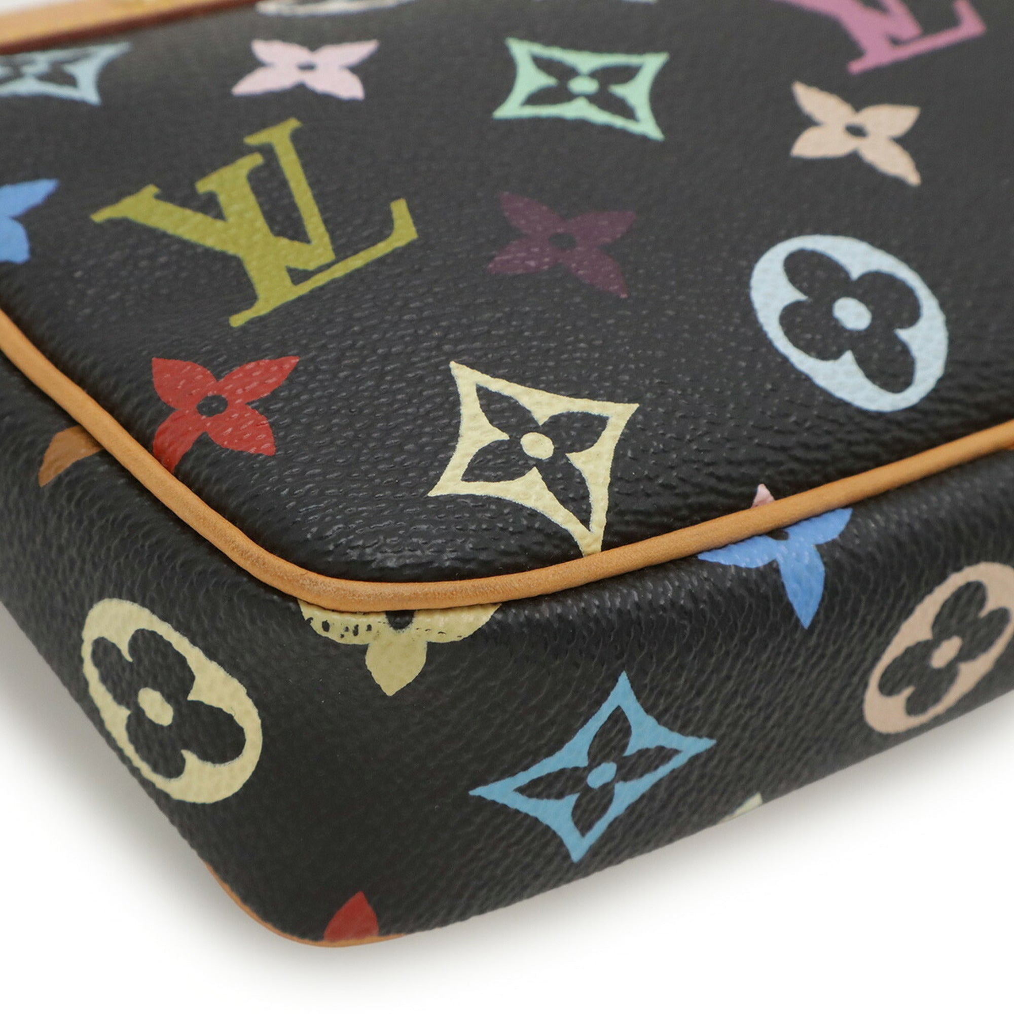 Louis Vuitton Monogram Multicolore Black Noir Monogram Multicolore Pochette (Pre-Owned)