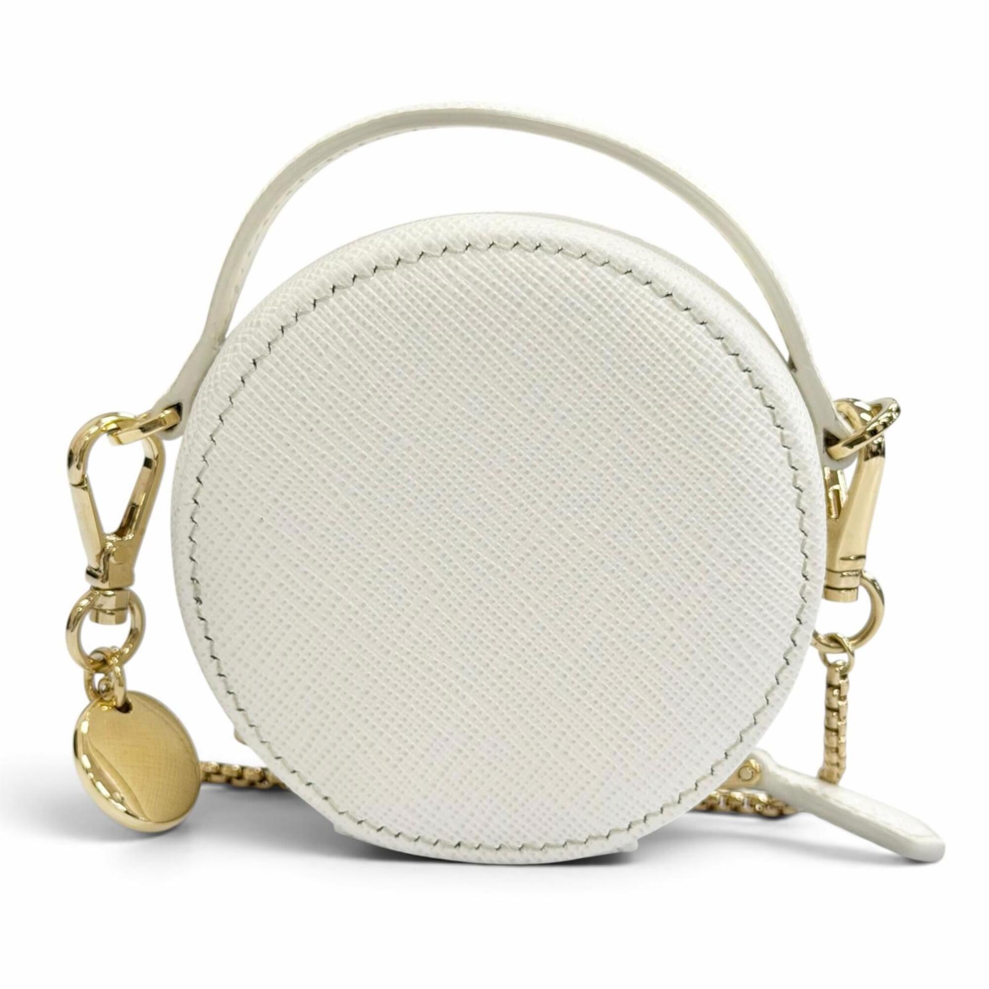 Prada White Leather Pouch (Pre-Owned)