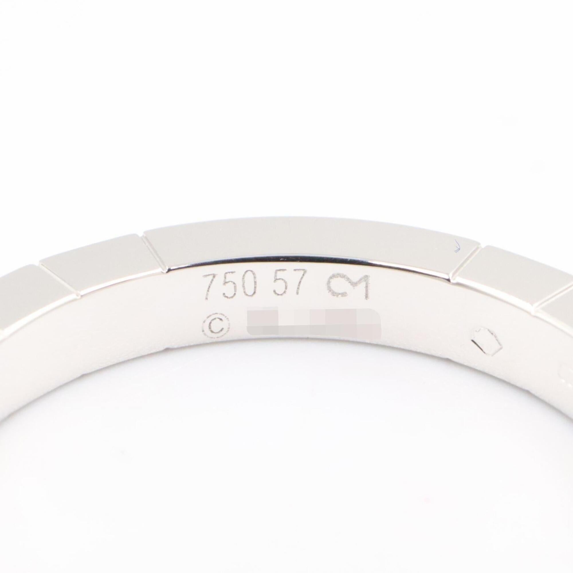 Cartier Silver Clear White Gold (18K) Band Ring (Pre-Owned)