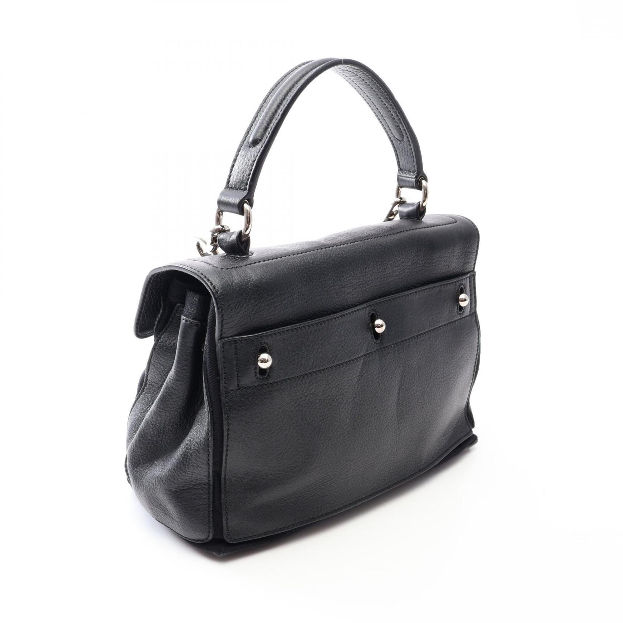 Yves Saint Laurent Black Leather Handbag (Pre-Owned)