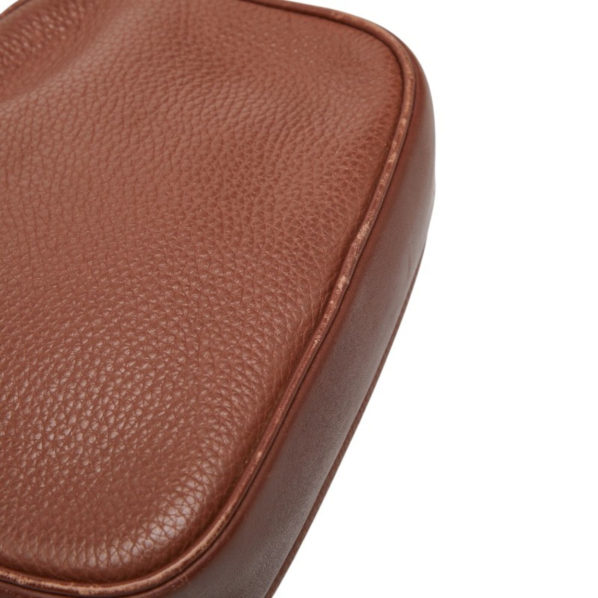 Gucci Brown Leather Shoulder Bag (Pre-Owned)