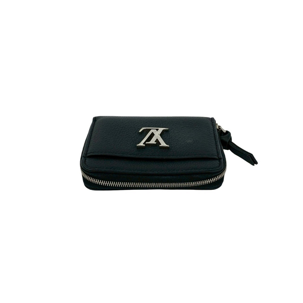 Louis Vuitton Black Leather Coin Purse/Coin Case (Pre-Owned)