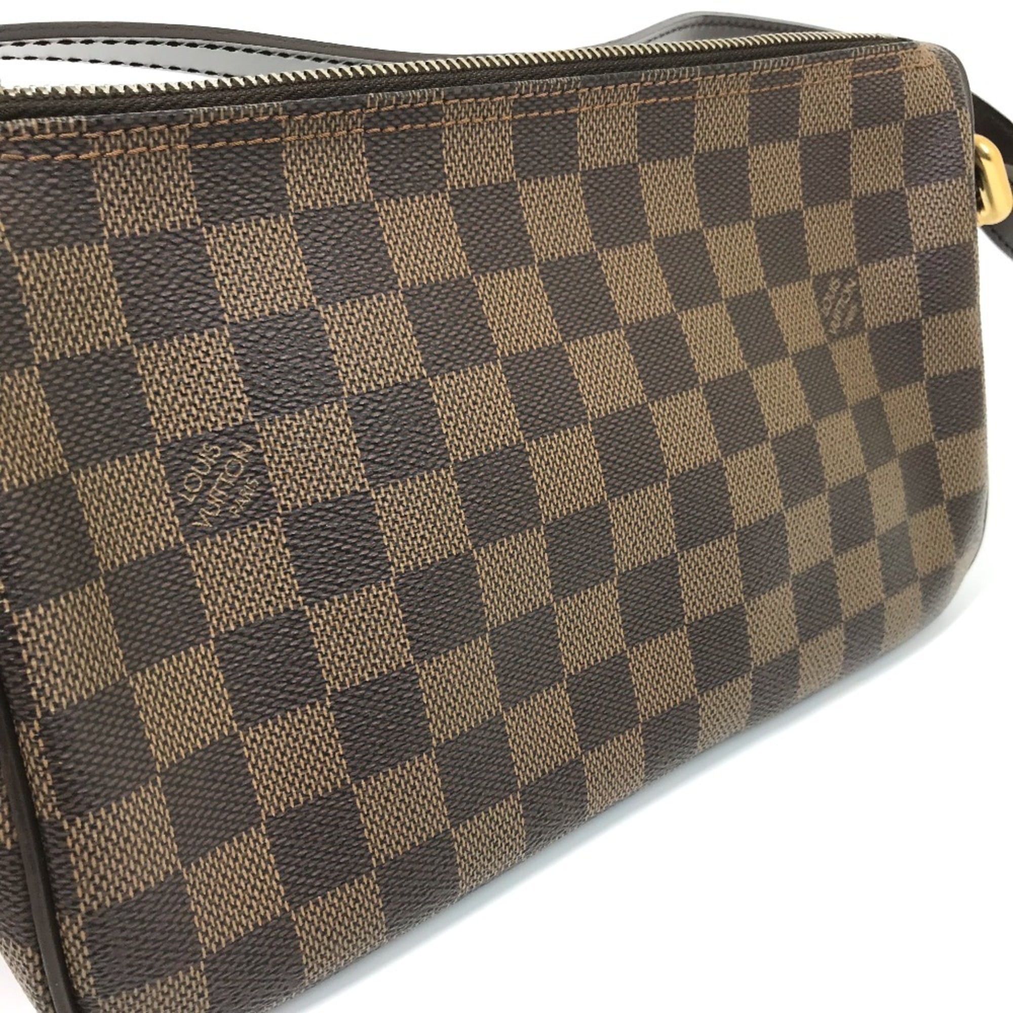 Louis Vuitton Brown Damier Canvas Ebene Damier Canvas Shoulder Bag (Pre-Owned)