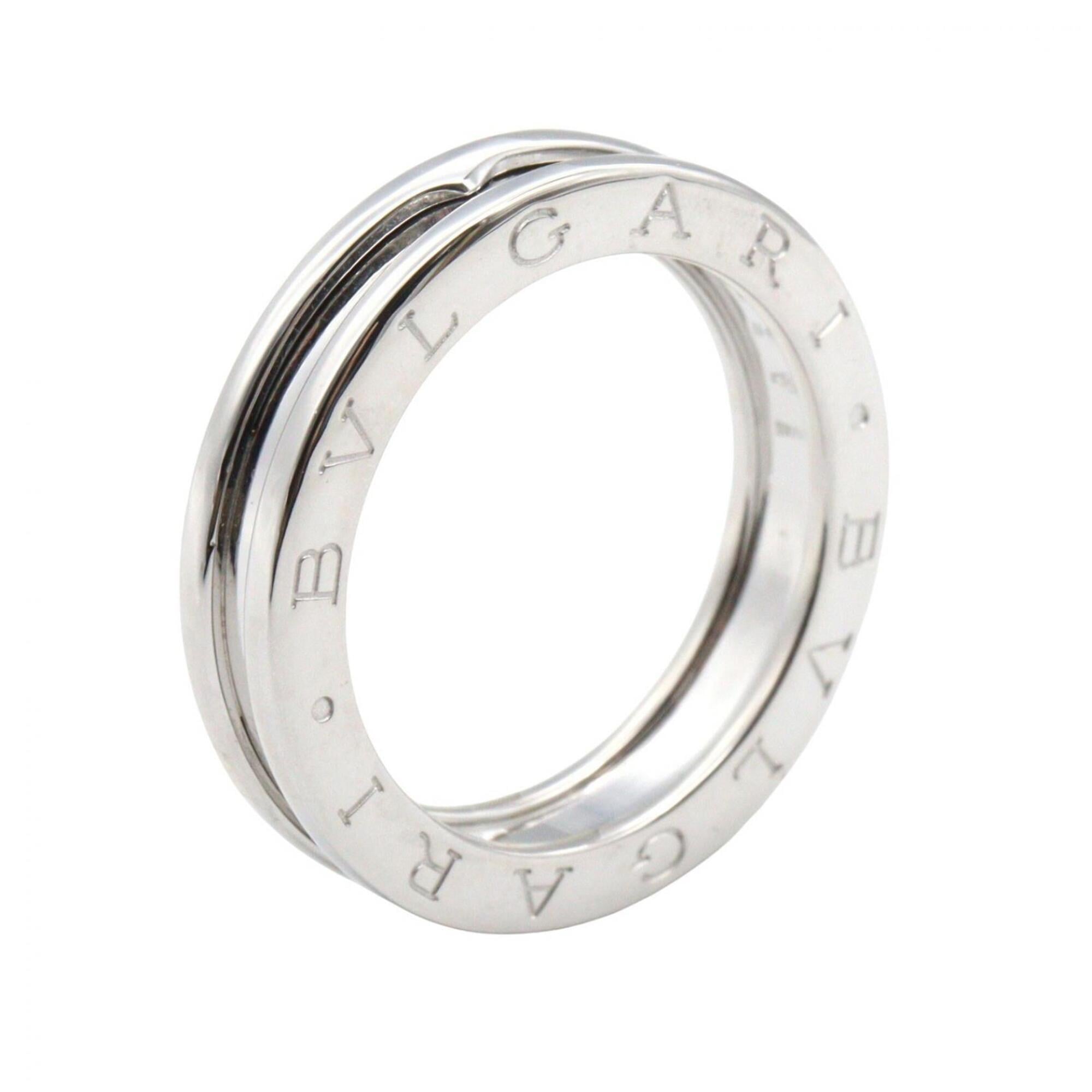 Bvlgari Silver White Gold (18K) Band Ring (Pre-Owned)