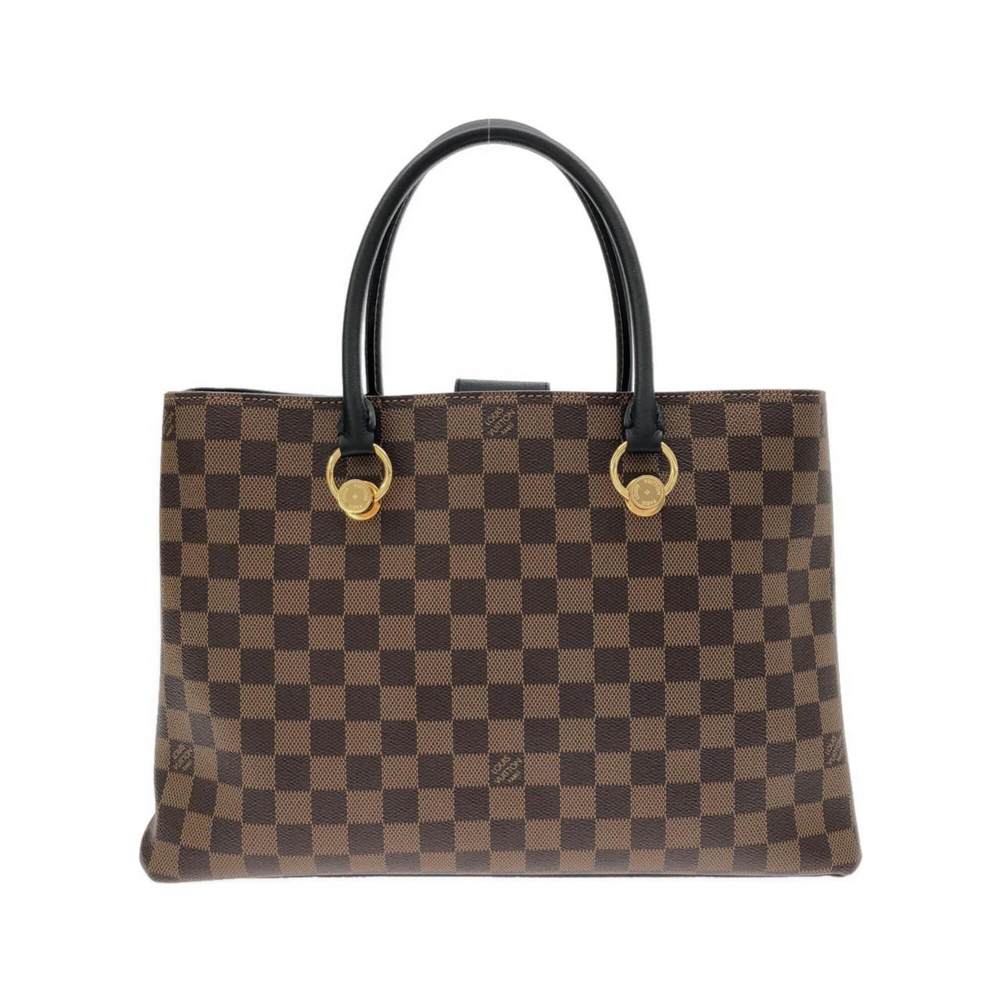 Louis Vuitton Black Ebene Coated Canvas Handbag (Pre-Owned)