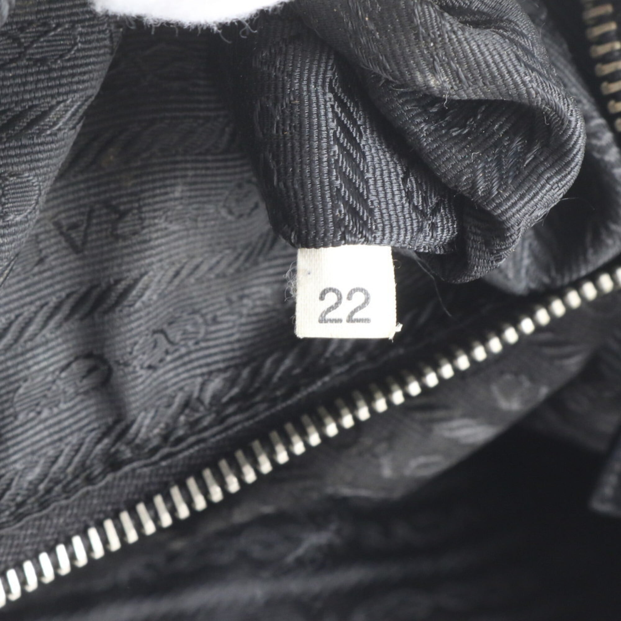 Prada Black Nylon Handbag Tote Bag (Pre-Owned)