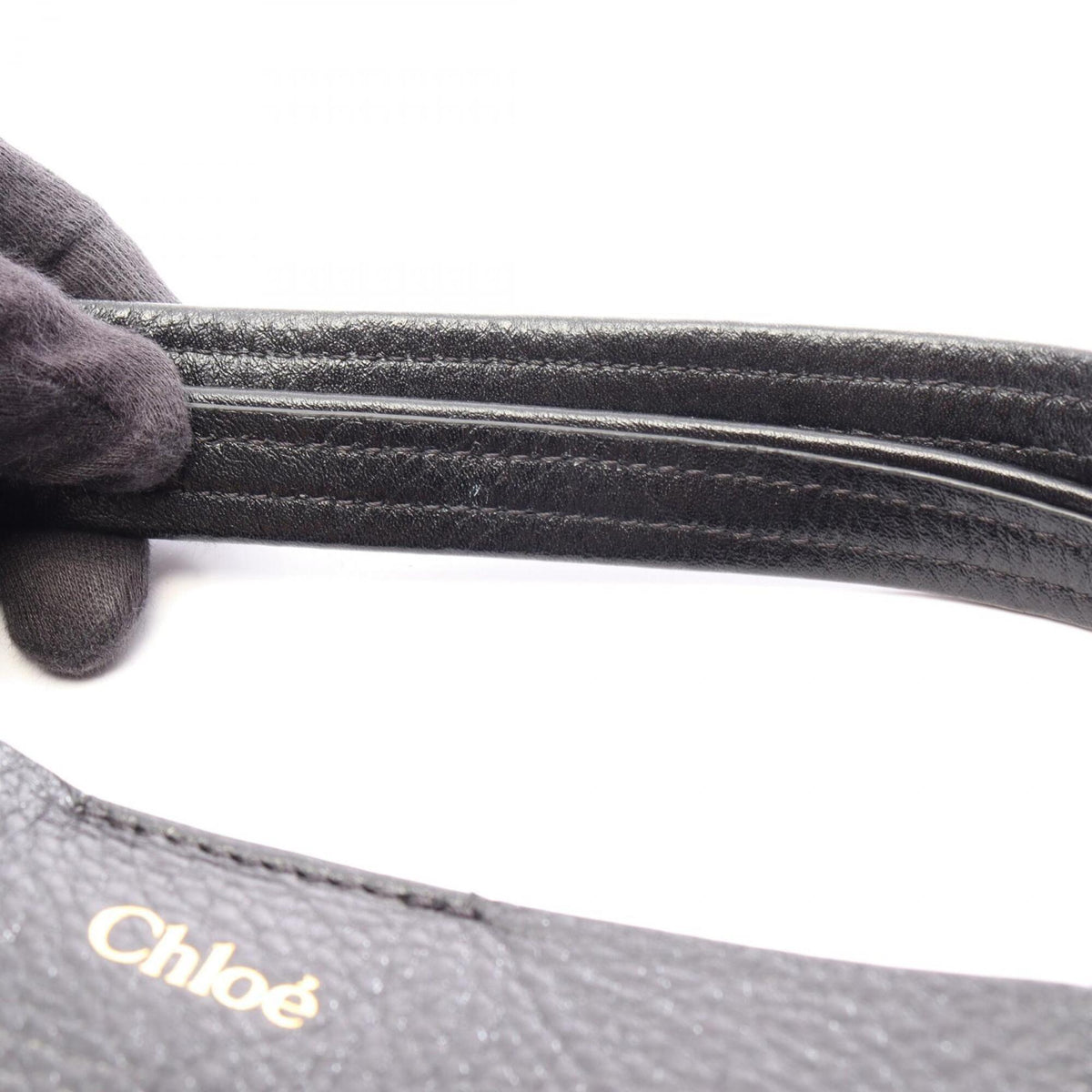 Chloé Black Leather Handbag (Pre-Owned)