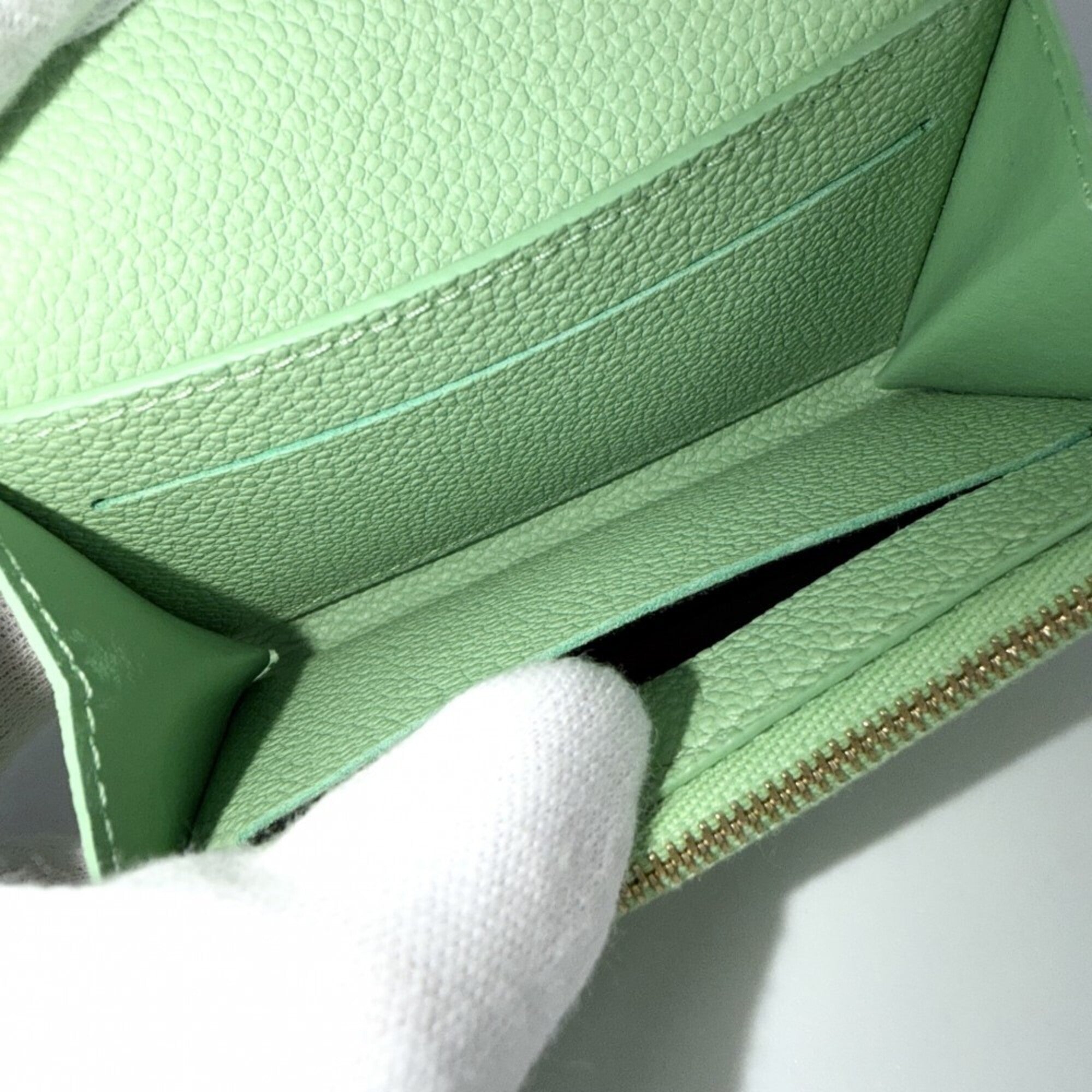 Louis Vuitton Green Monogram Empreinte Wallet (Bi-Fold) (Pre-Owned)