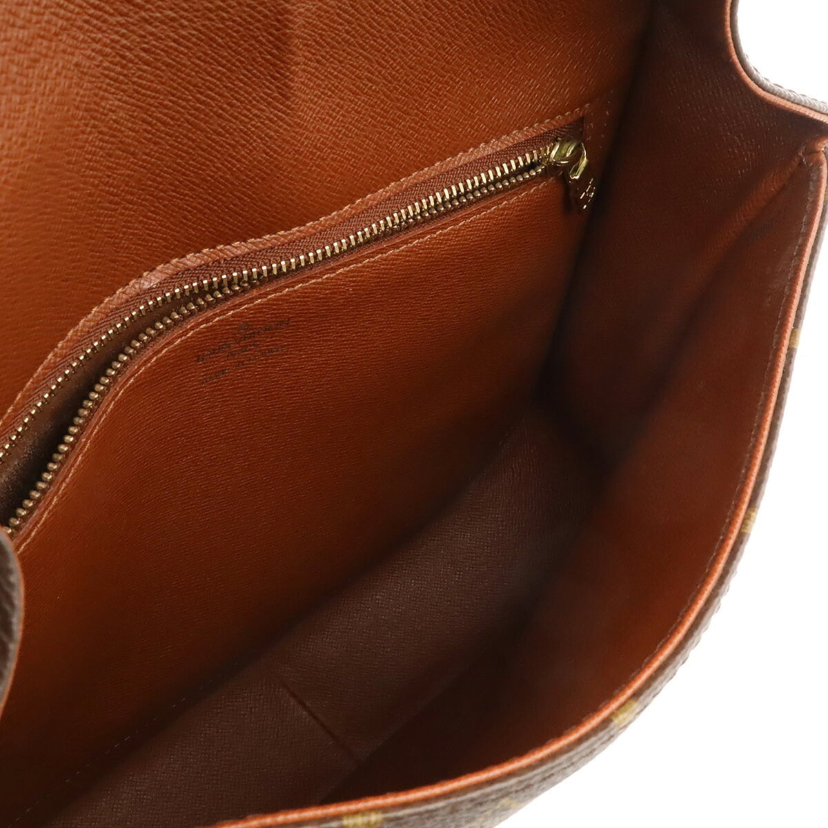 Louis Vuitton Brown White Monogram Shoulder Bag (Pre-Owned)