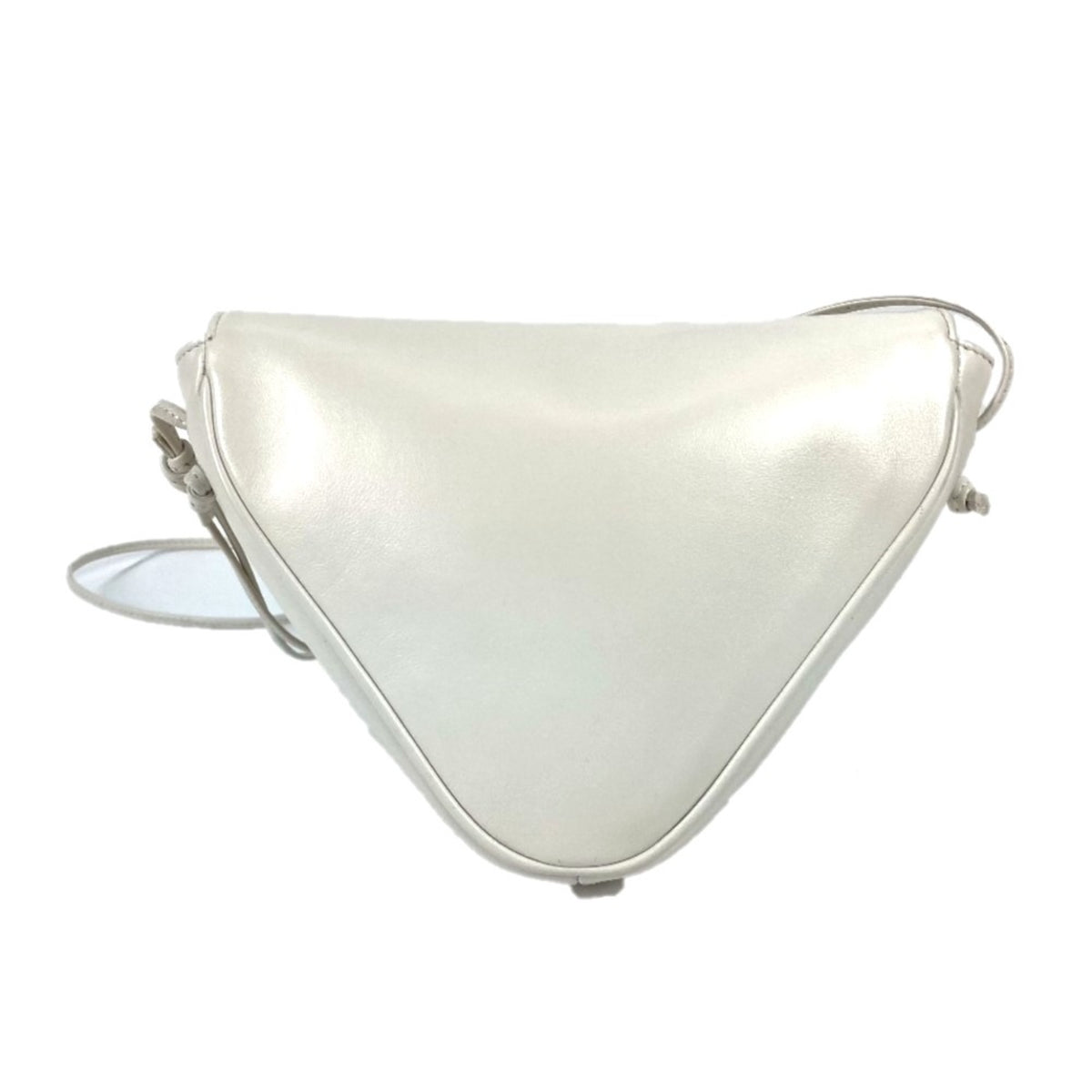 Celine Black White Leather Pochette Shoulder Bag (Pre-Owned)