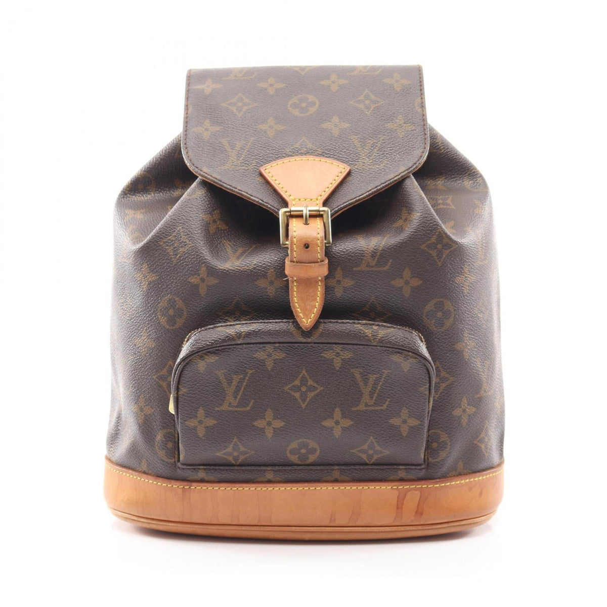 Louis Vuitton Brown Monogram Pvc Coated Canvas Leather Backpack (Pre-Owned)
