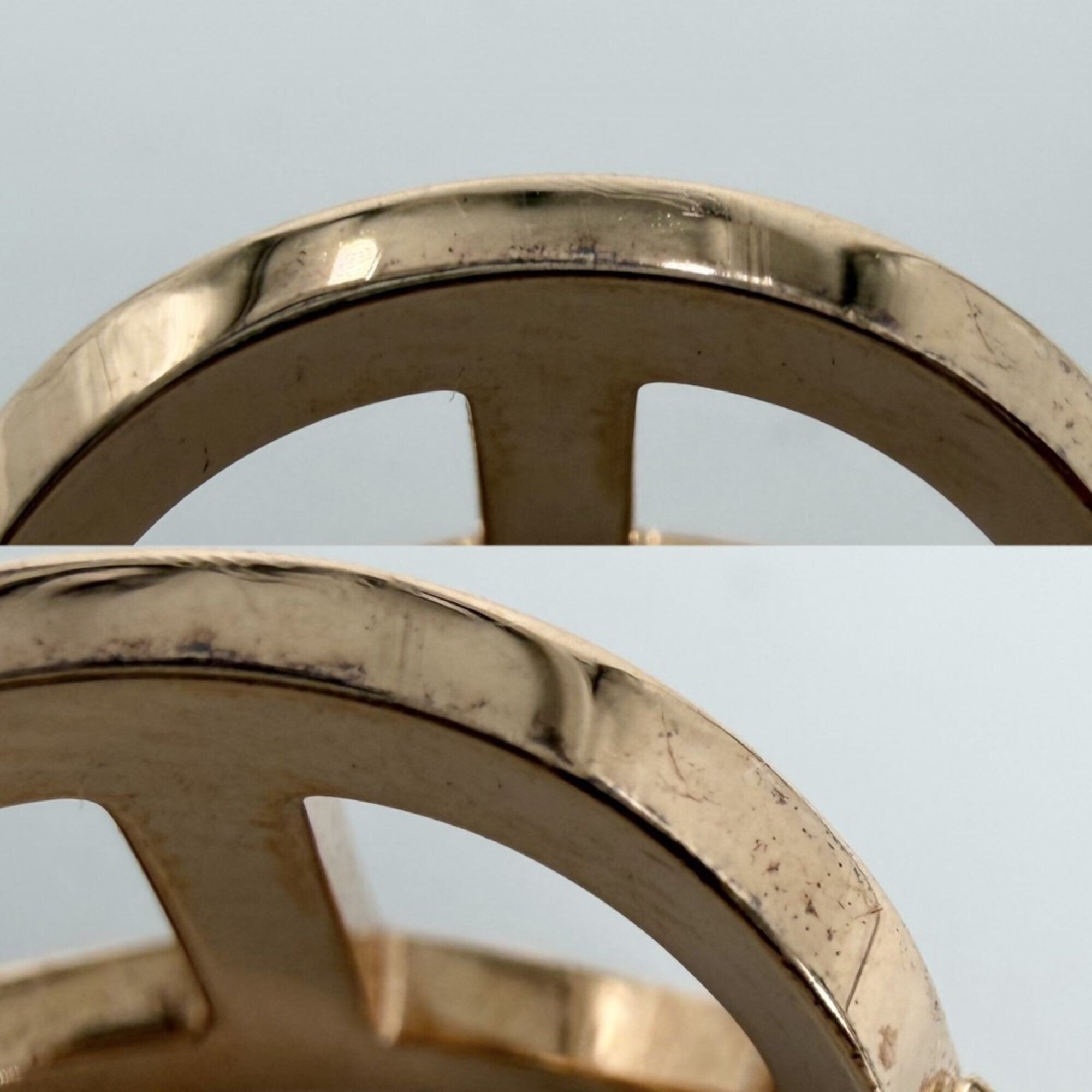 Hermes Pink Gold (18K) Band Ring (Pre-Owned)