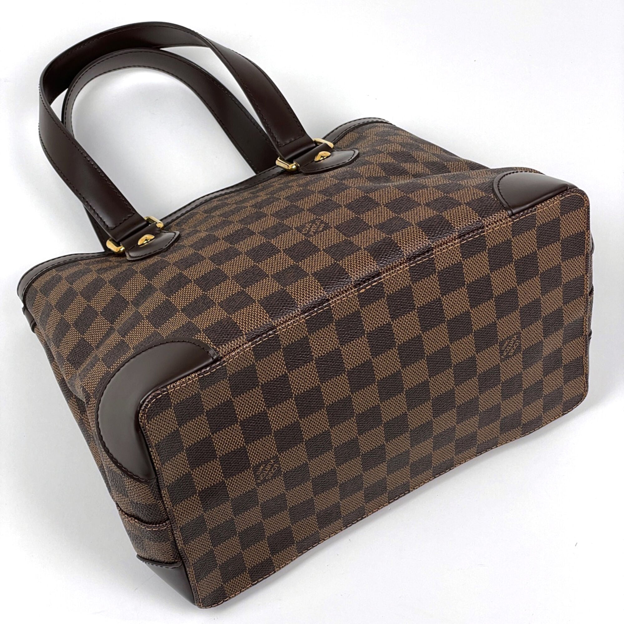 Louis Vuitton Damier Brown Damier Canvas Tote Bag (Pre-Owned)