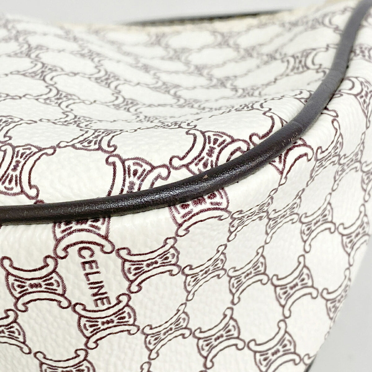 Celine White Pvc Handbag (Pre-Owned)