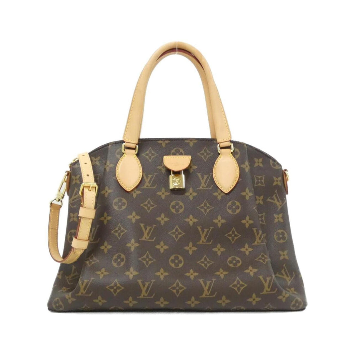 Louis Vuitton Monogram Marron Coated Canvas Handbag (Pre-Owned)