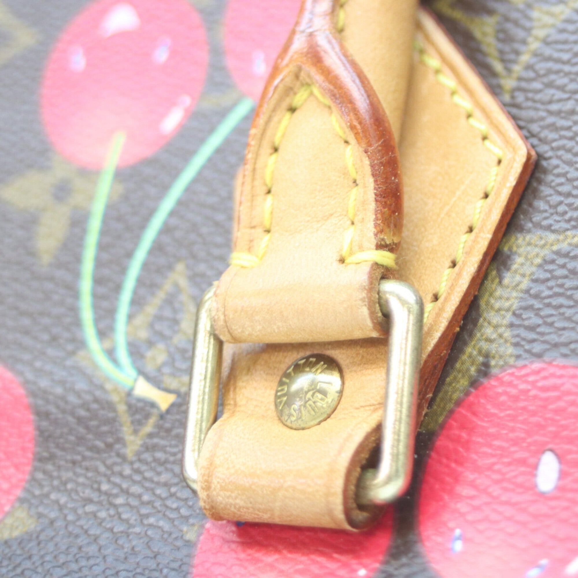 Louis Vuitton Beige Monogram Cherry Blossom Tote Bag (Pre-Owned)
