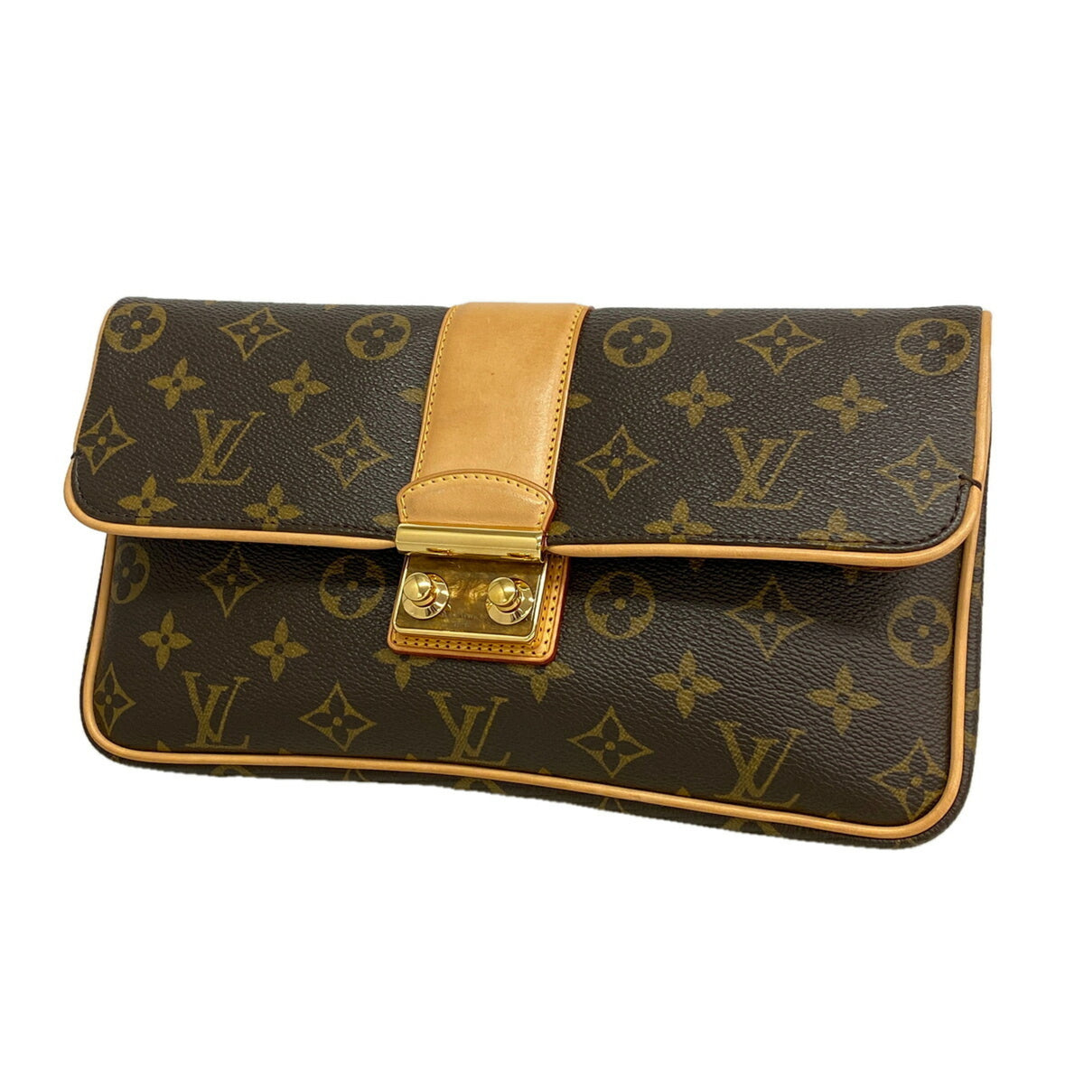 Louis Vuitton Brown Clutch Bag (Pre-Owned)
