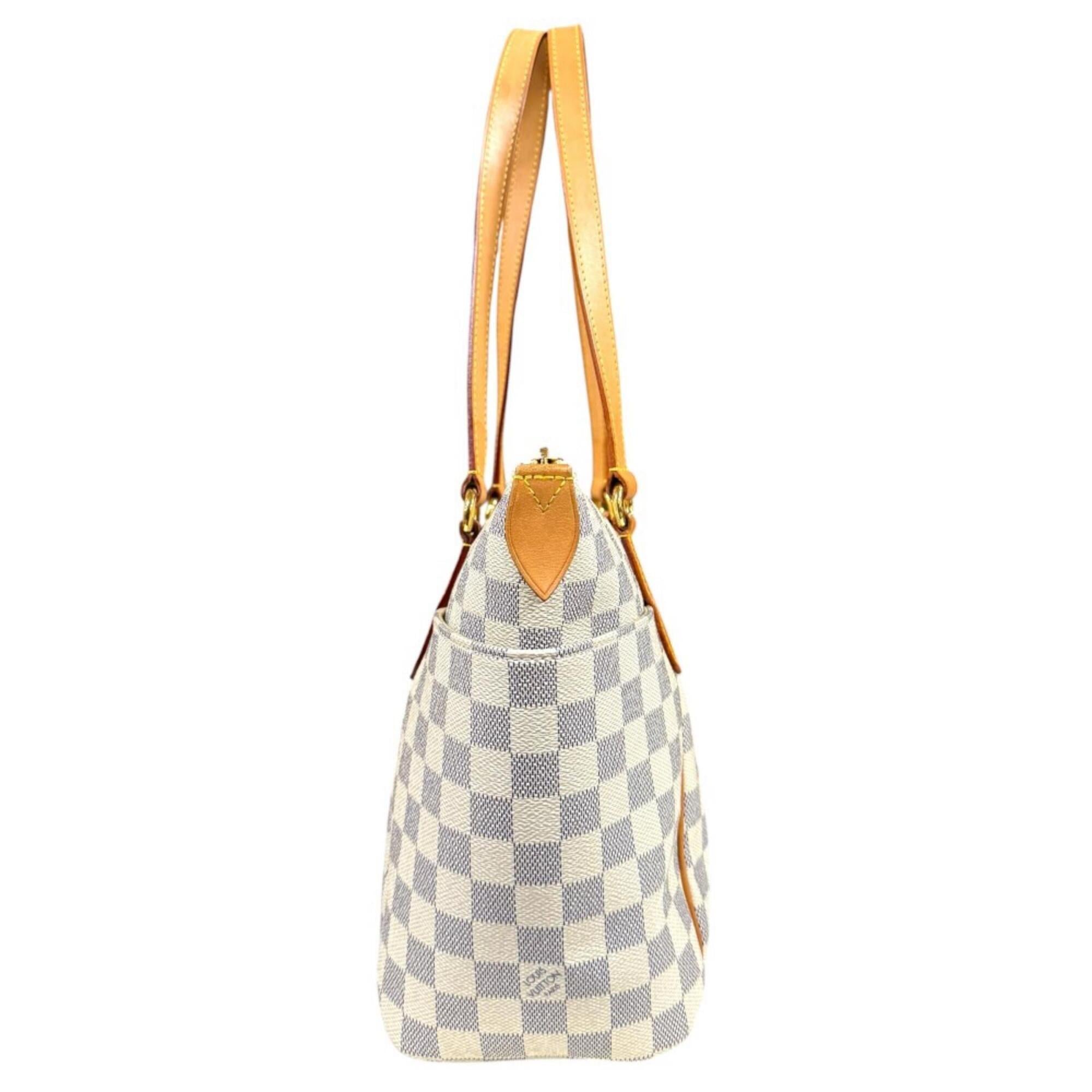 Louis Vuitton Damier Azur Blue Or White Damier Azur Tote Bag (Pre-Owned)