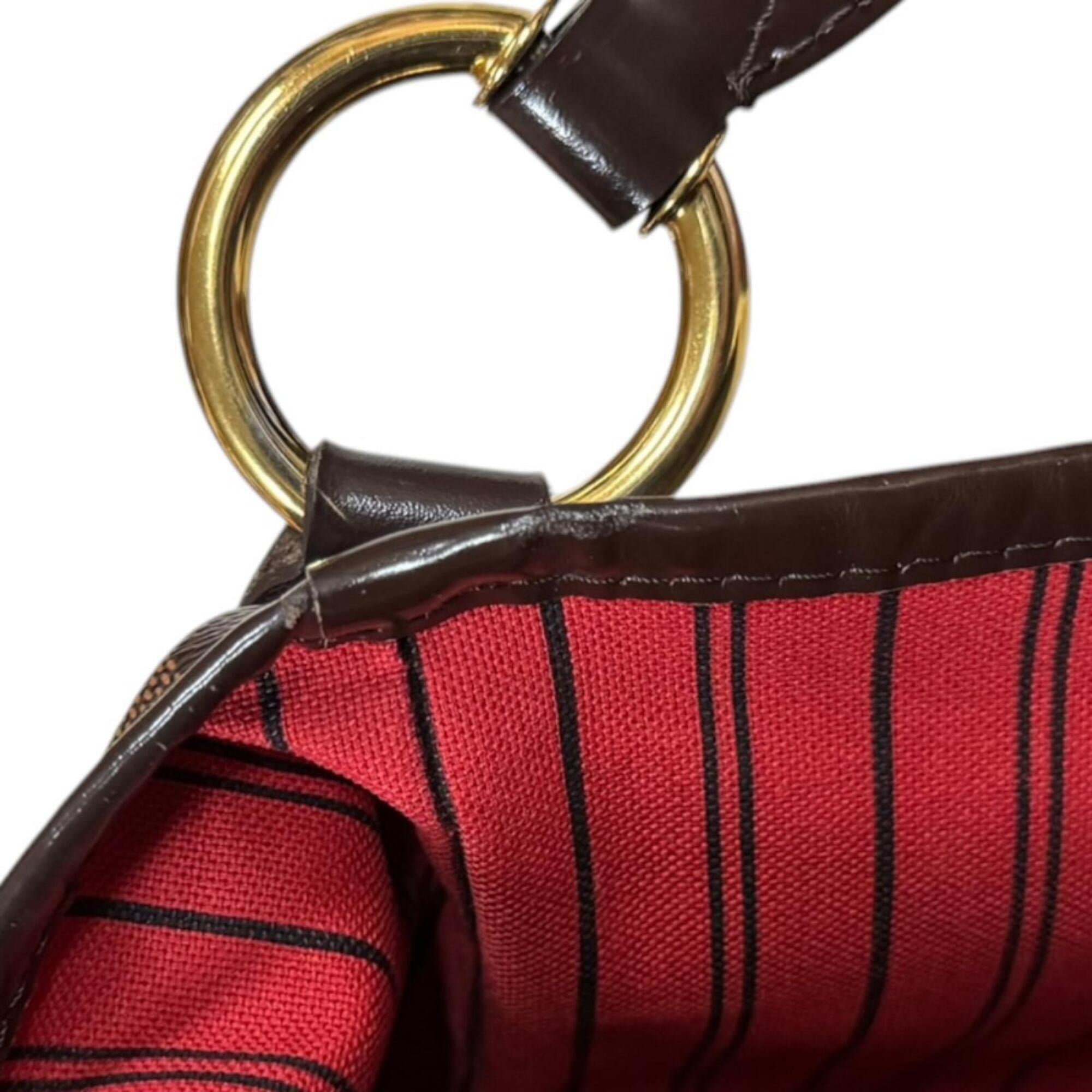 Louis Vuitton Damier Brown Damier Canvas Damier Canvas Shoulder Bag (Pre-Owned)