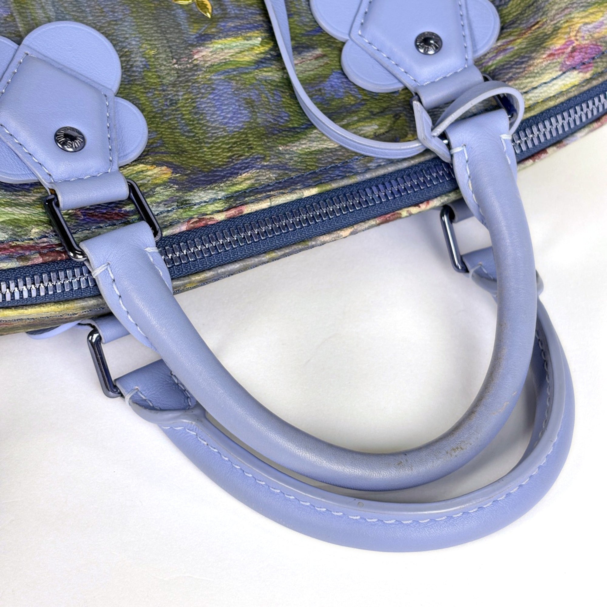 Louis Vuitton Multi-Color Leather Boston Bag Handbag (Pre-Owned)