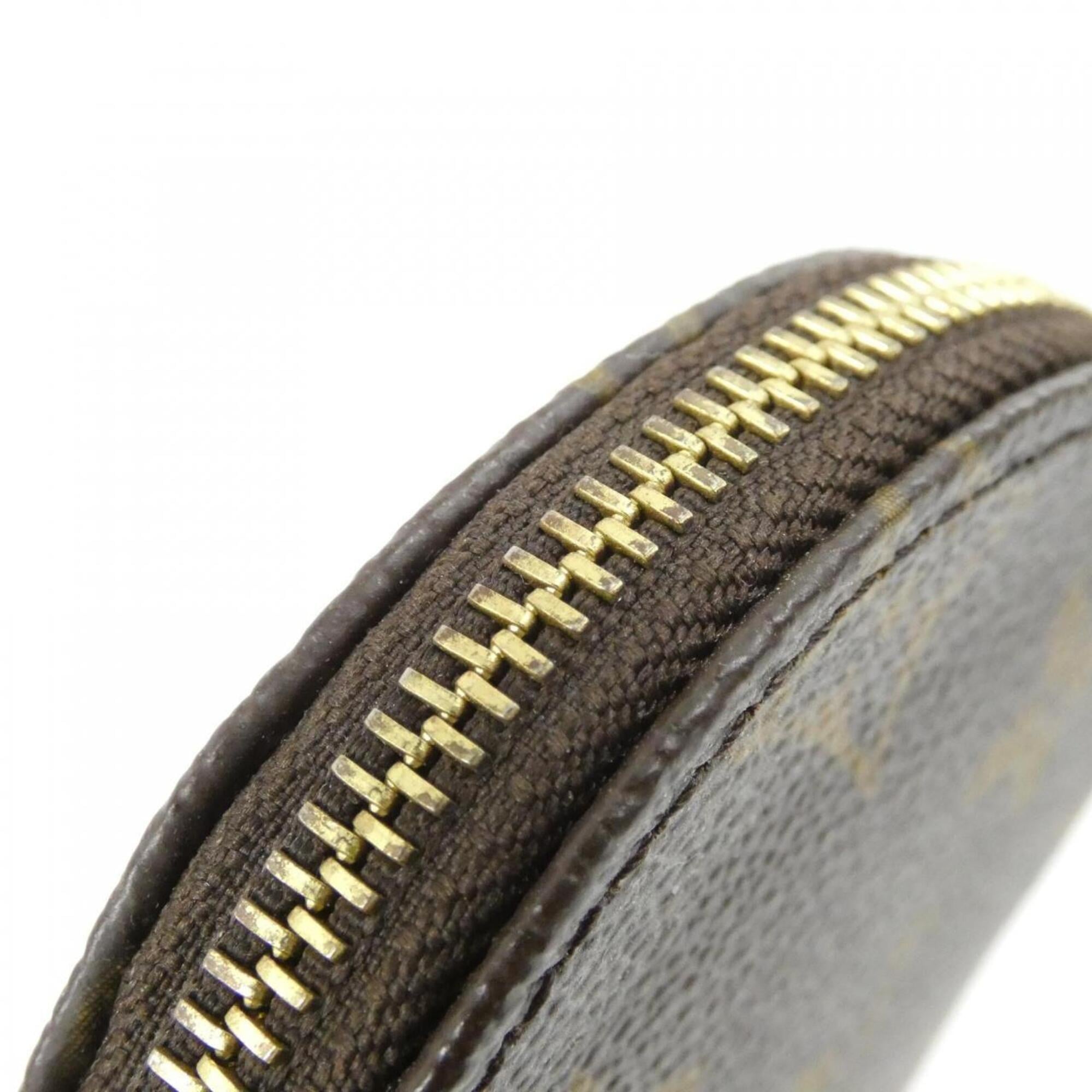 Louis Vuitton Monogram Marron Coated Canvas Coin Purse/Coin Case (Pre-Owned)