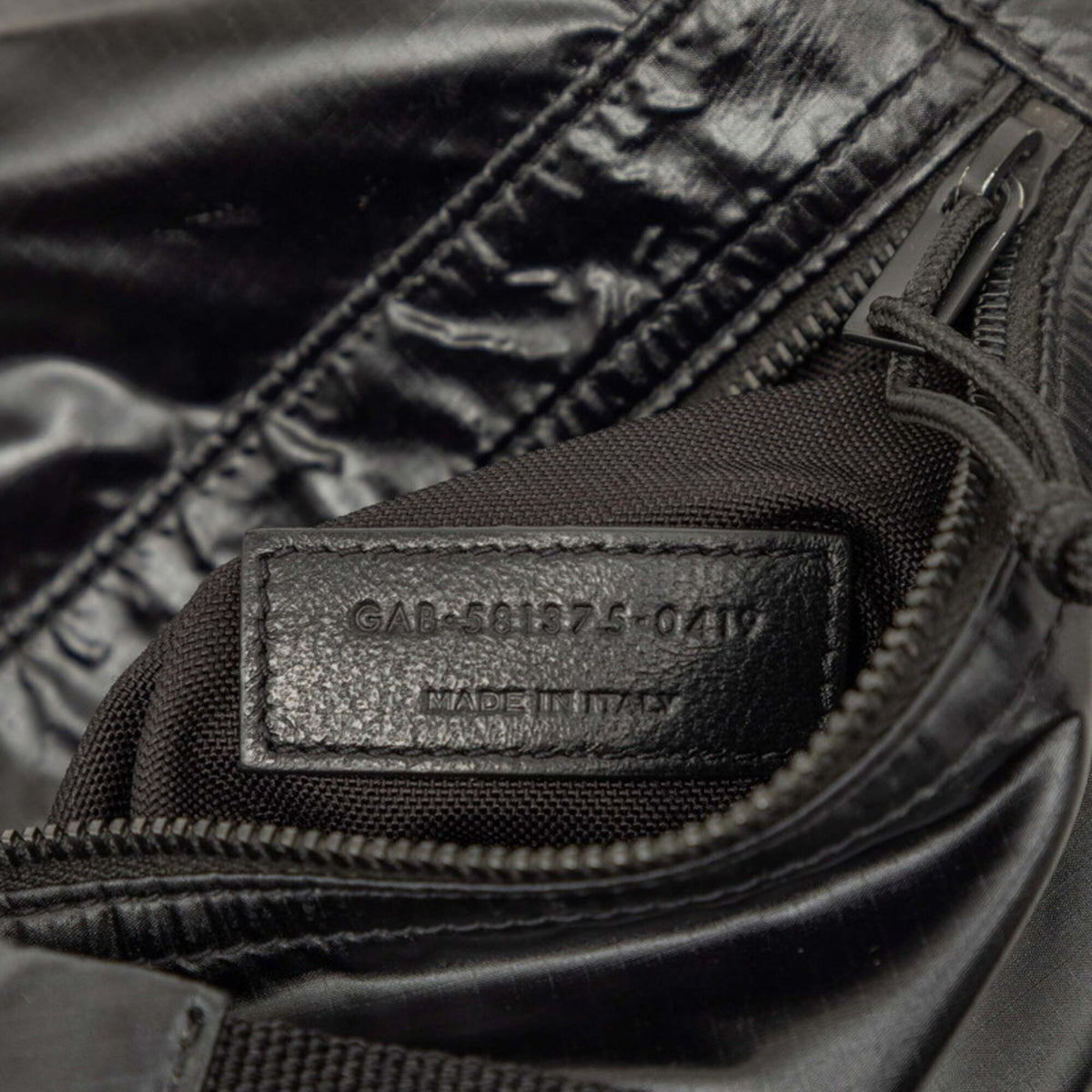 Saint Laurent Black Nylon Polyamide Fanny Pack (Pre-Owned)