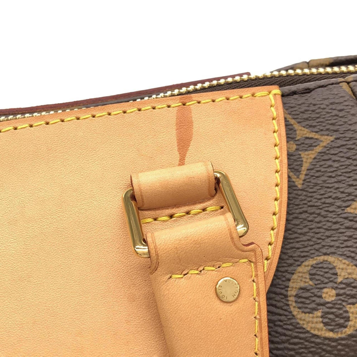 Louis Vuitton Brown Coated Canvas Handbag (Pre-Owned)