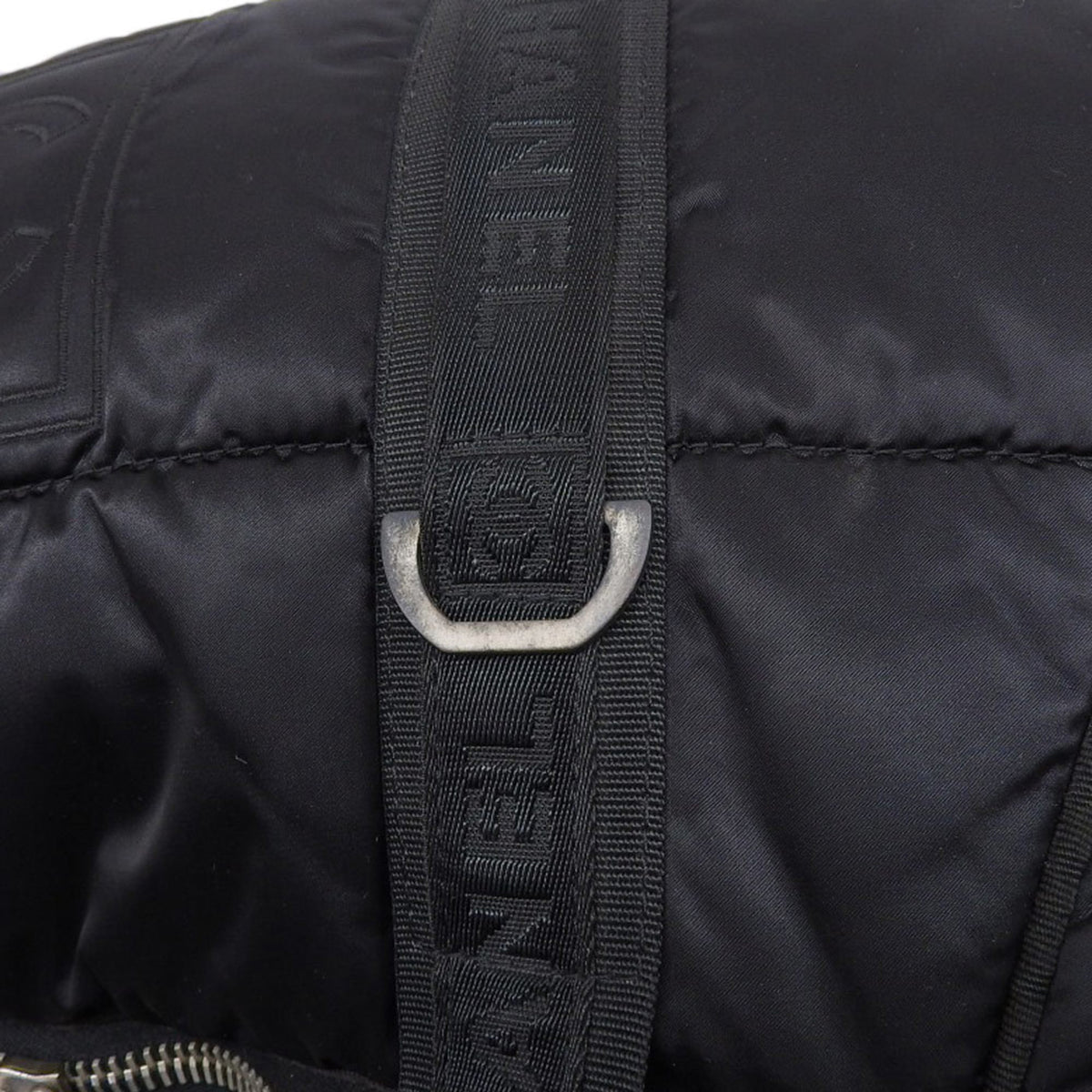 Chanel Black Nylon Boston Bag (Pre-Owned)