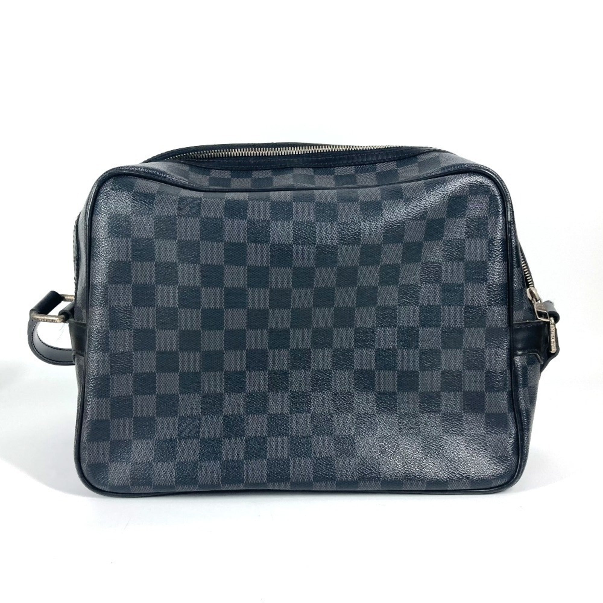Louis Vuitton Damier Graphite Black Damier Graphite Shoulder Bag (Pre-Owned)