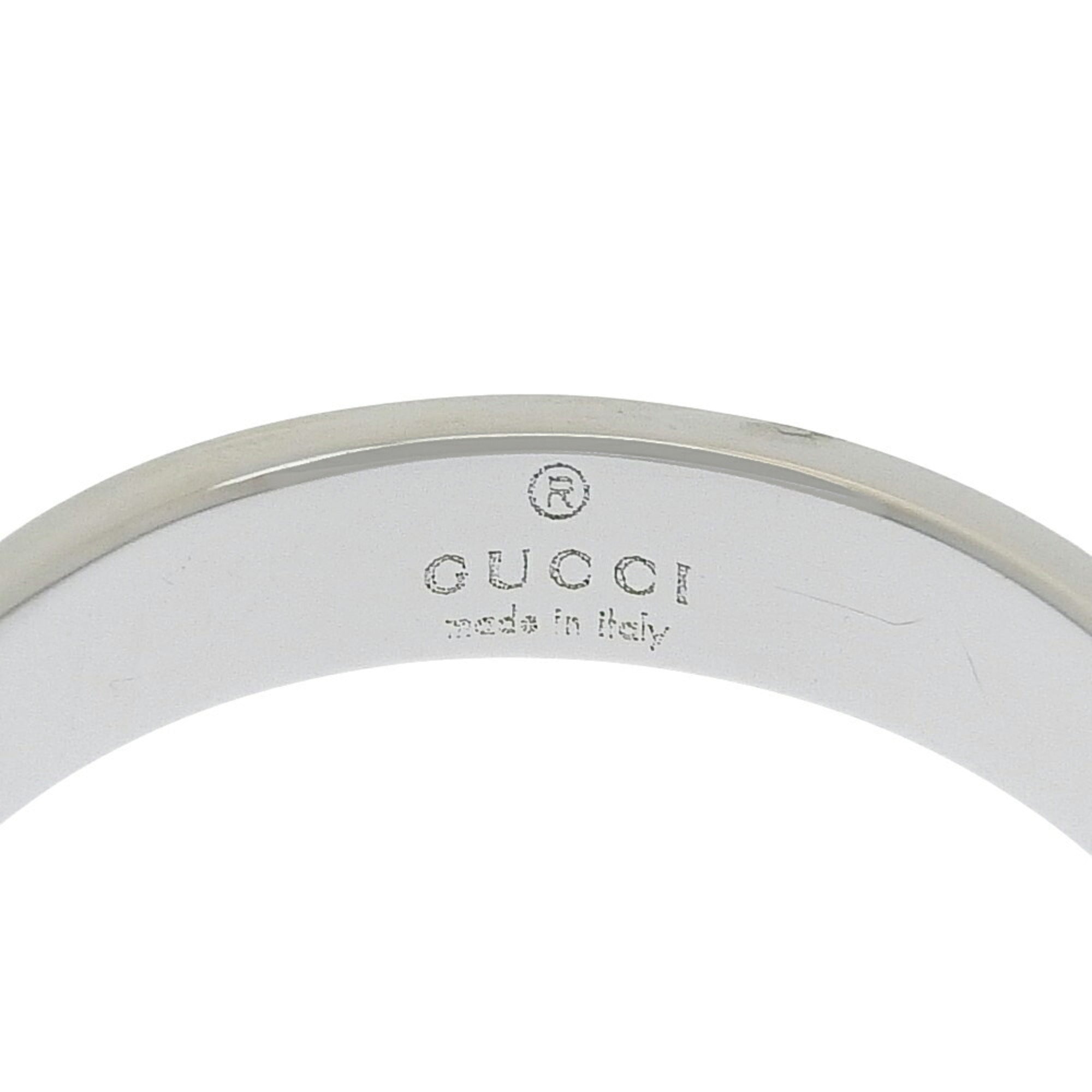 Gucci White Gold White Gold (18K) Band Ring (Pre-Owned)
