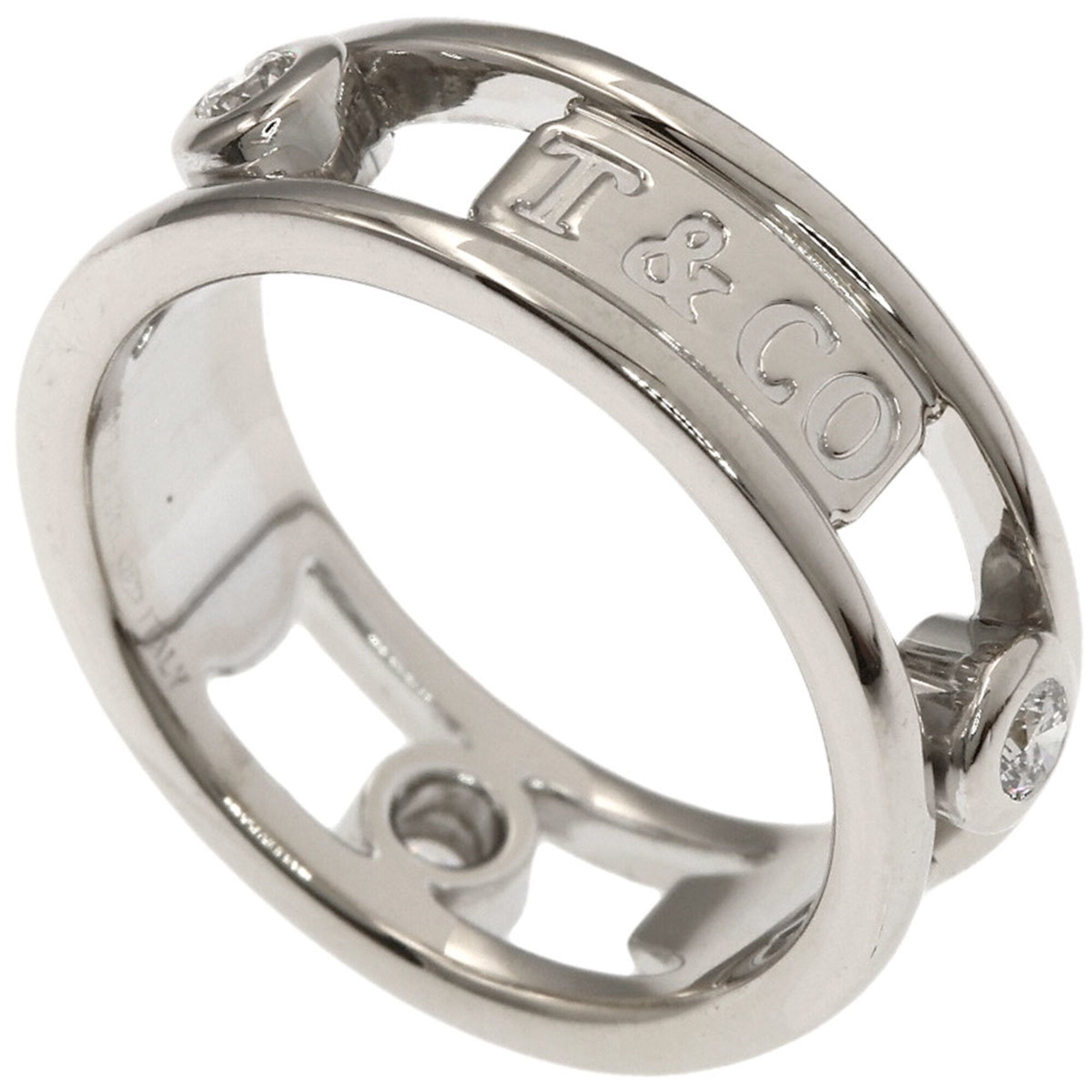 Tiffany White Gold (18K) Band Ring (Pre-Owned)