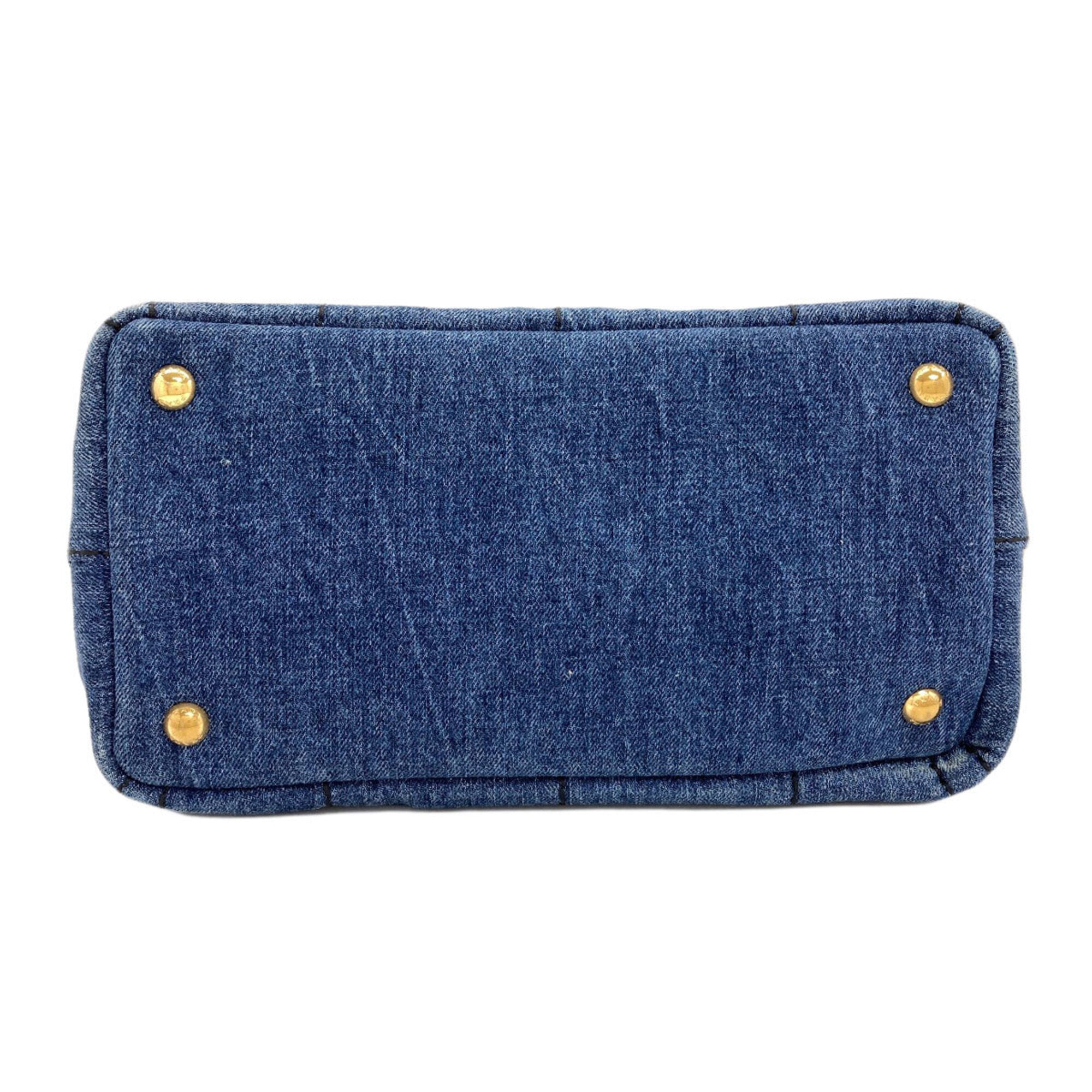 Prada Blue Denim Handbag (Pre-Owned)