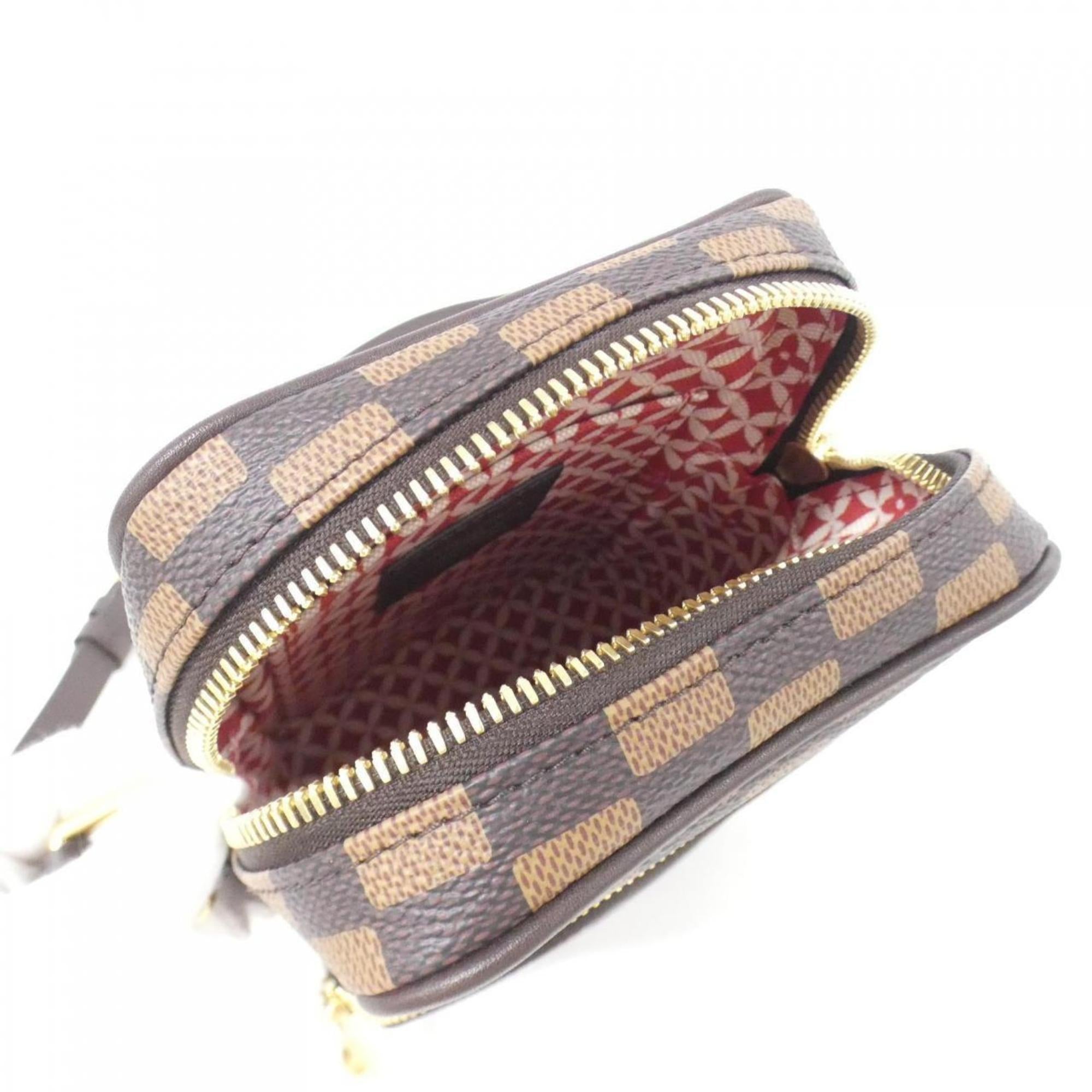 Louis Vuitton Brown Coated Canvas Shoulder Bag (Pre-Owned)