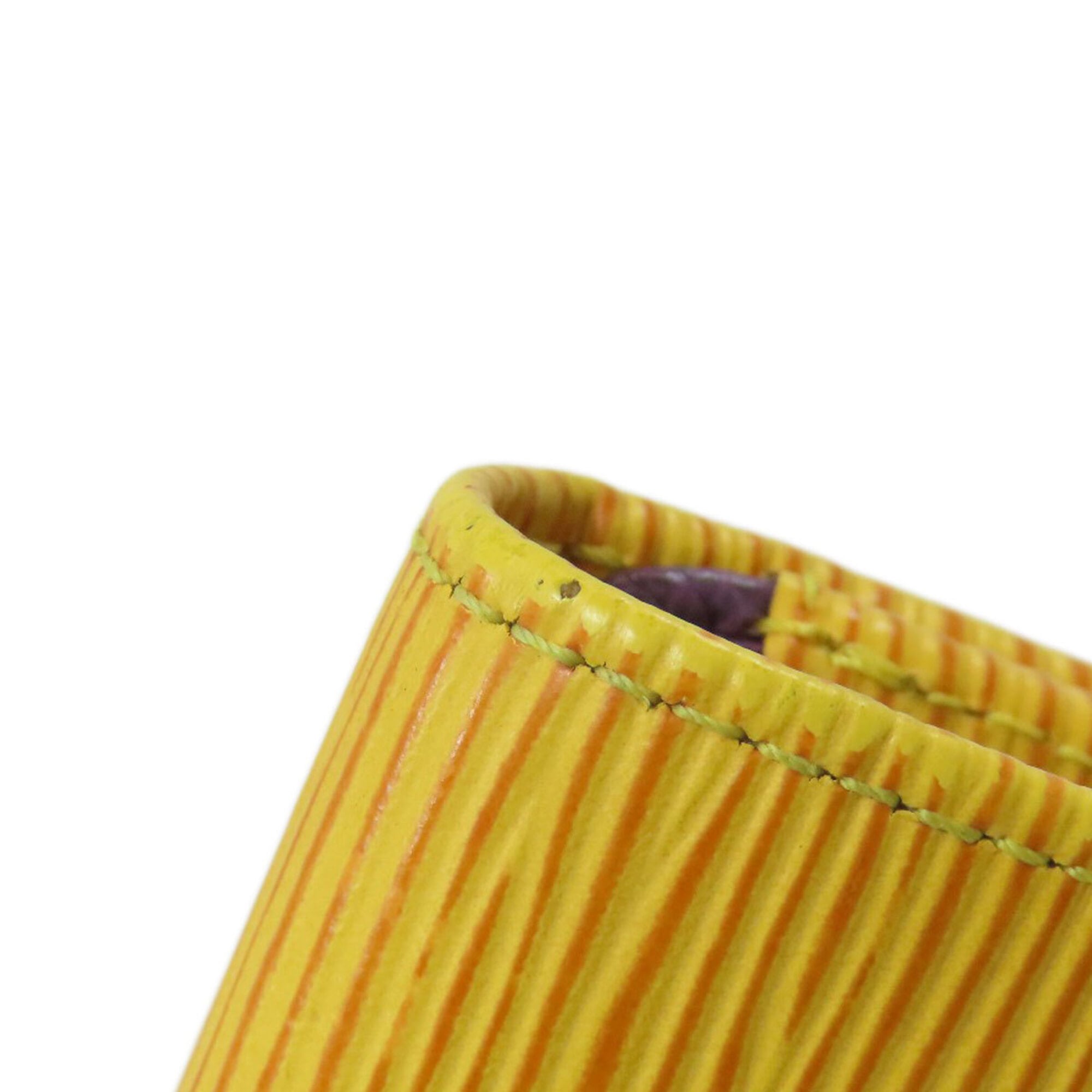 Louis Vuitton Jaune Epi Leather Wallet (Bi-Fold) (Pre-Owned)